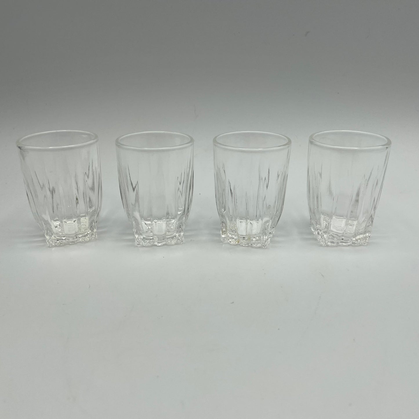 Vintage Federal Shot Glasses, Set of 4