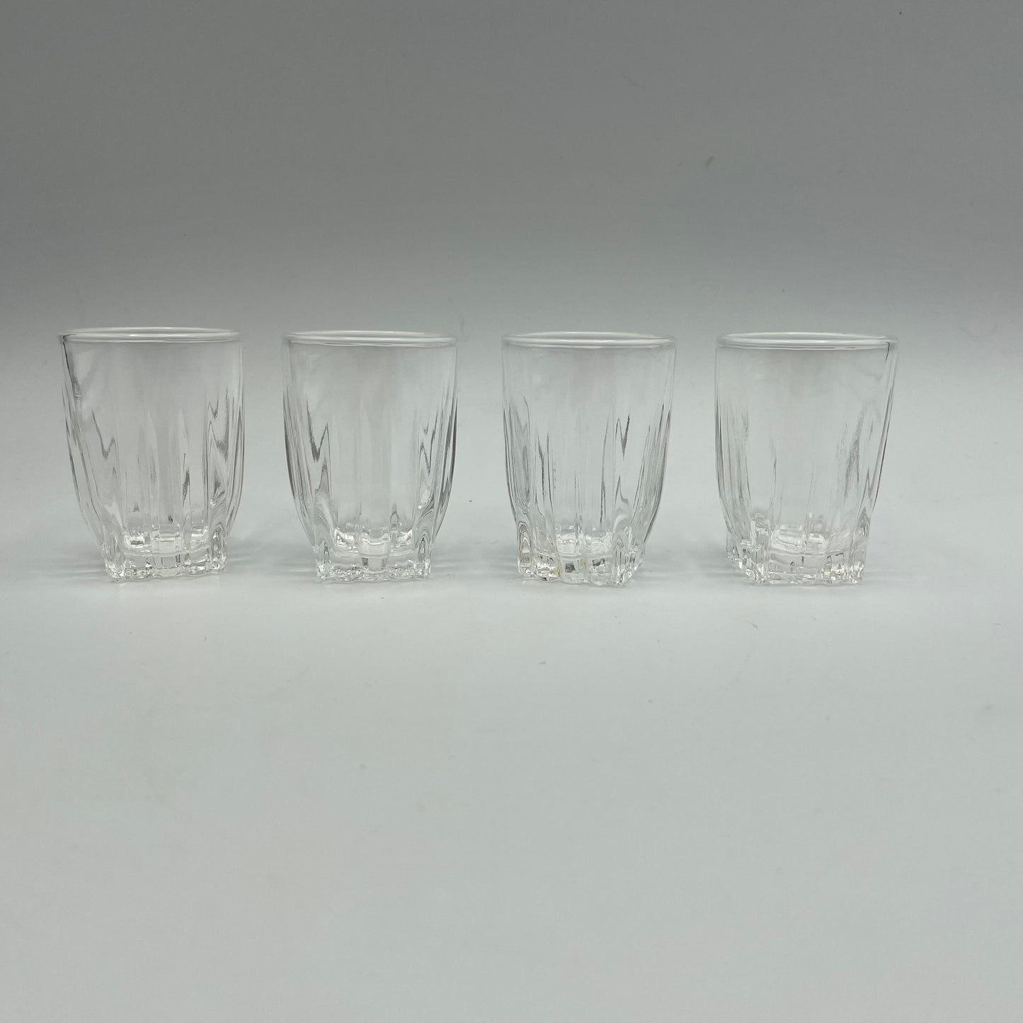 Vintage Federal Shot Glasses, Set of 4