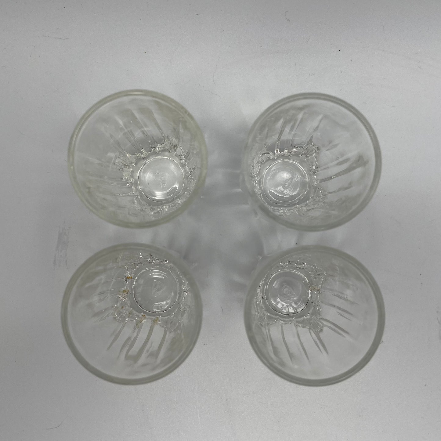 Vintage Federal Shot Glasses, Set of 4
