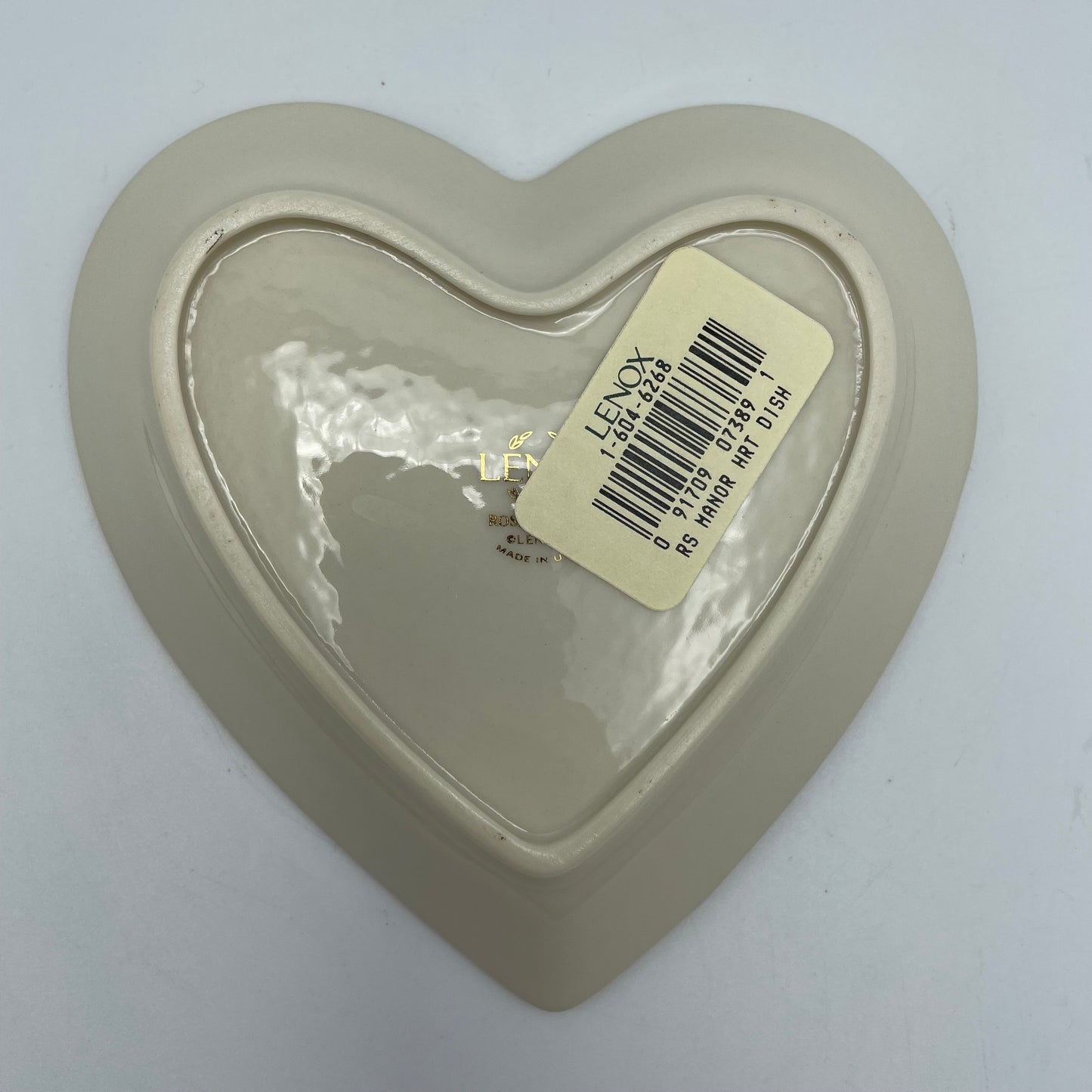 Lenox Rose Manor Heart Dish and Round Dish