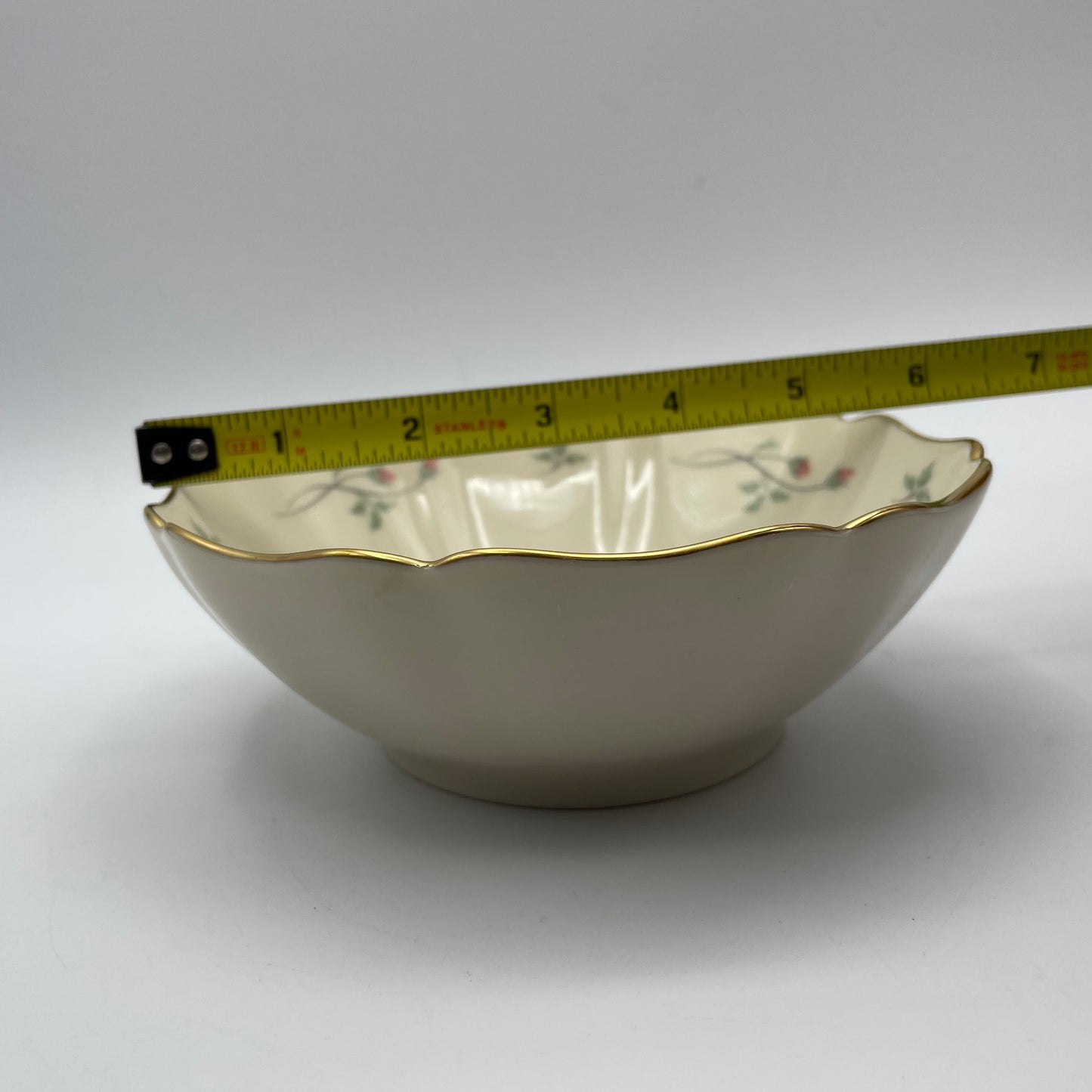 Lenox Rose Manor Heart Dish and Round Dish