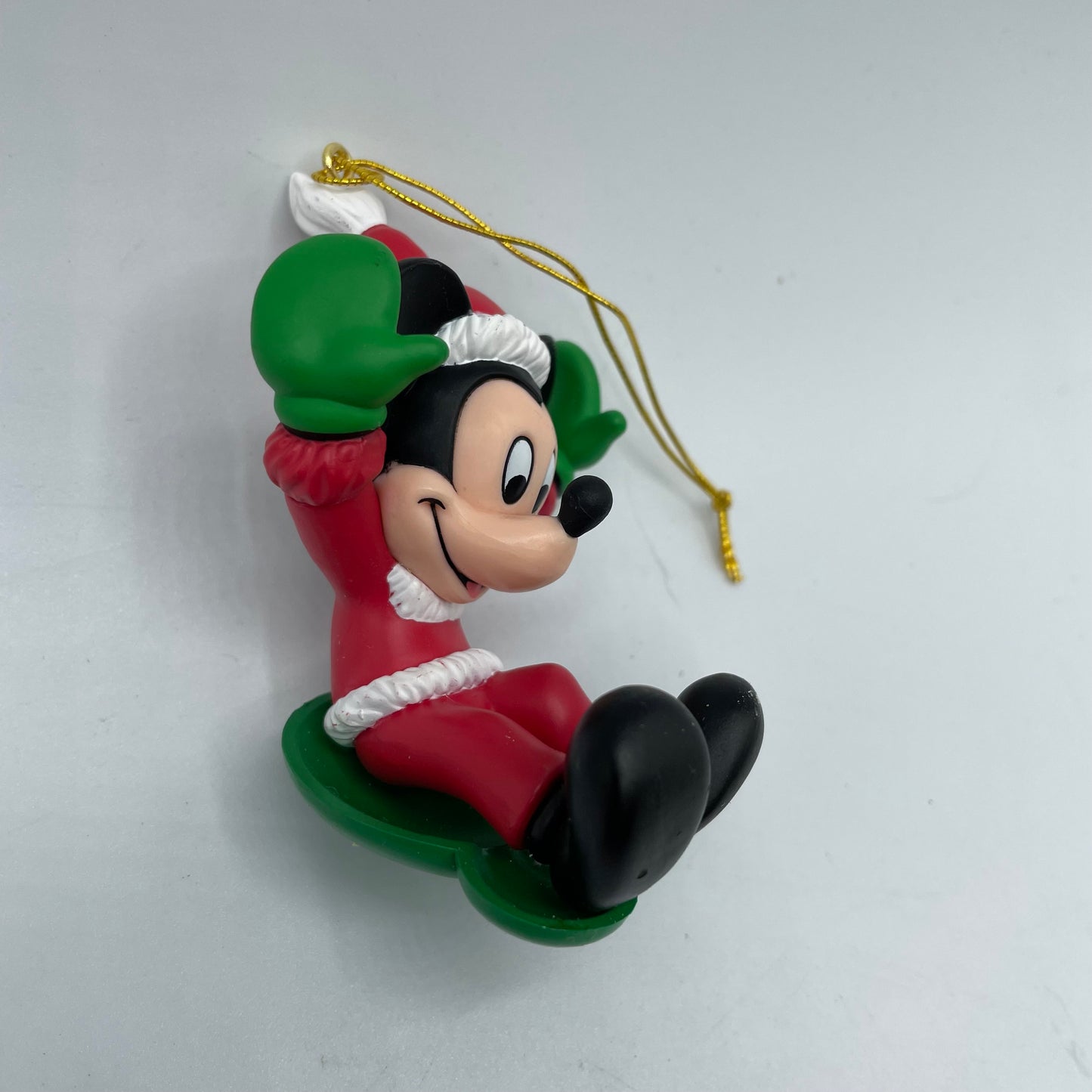 Disney Enesco Tree-rific Treasures Mickey Sledding Christmas Ornament