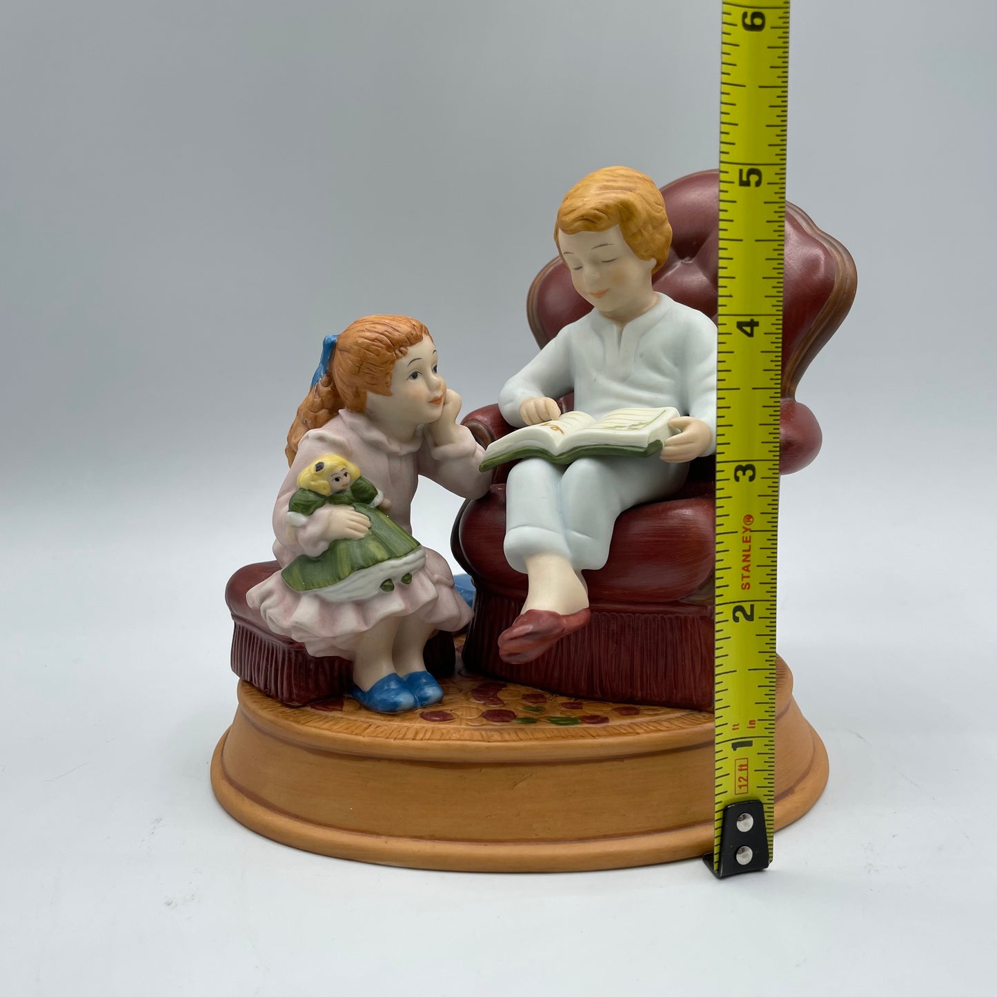 1983 Avon Night Before Christmas Memories Plate & Figurine