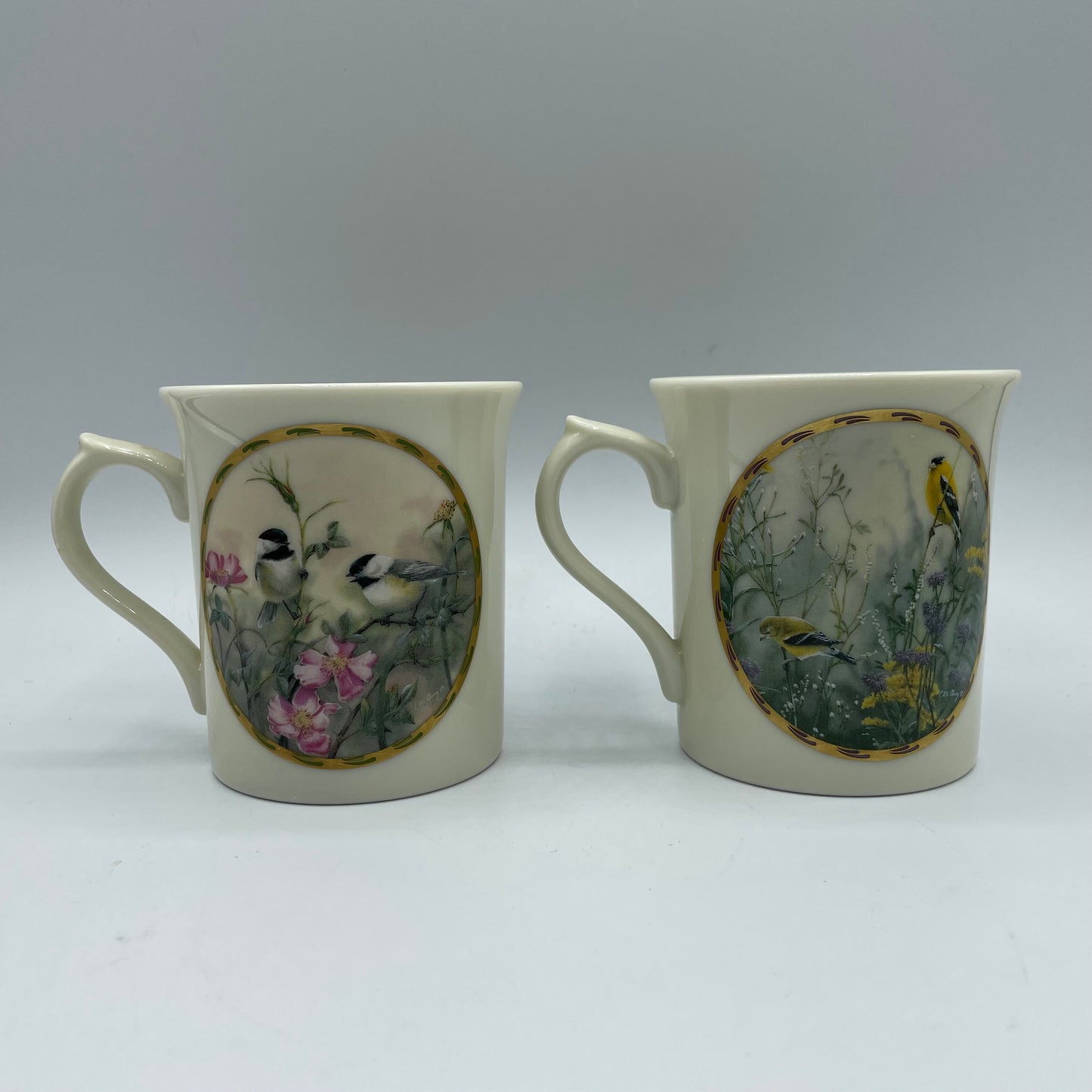 Vintage Lenox Catherine McClung Nature’s Collage Mug Collection