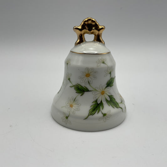 Vintage Lefton China Daisy Hand painted Japan Bell Beautiful!