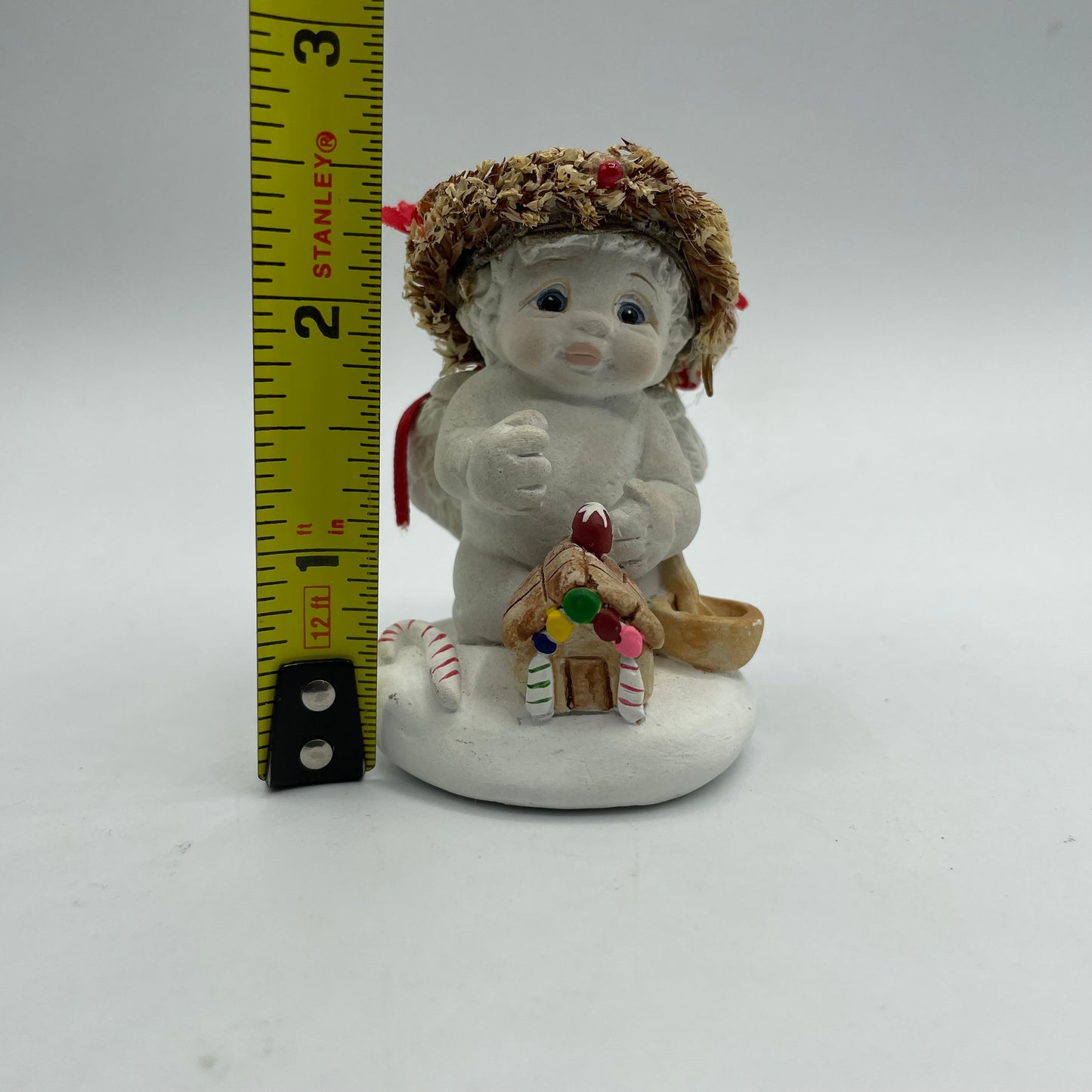 Dreamsicles Cherub "Gingerbread House" CS254 Tiny Tots Figurine Cast Art
