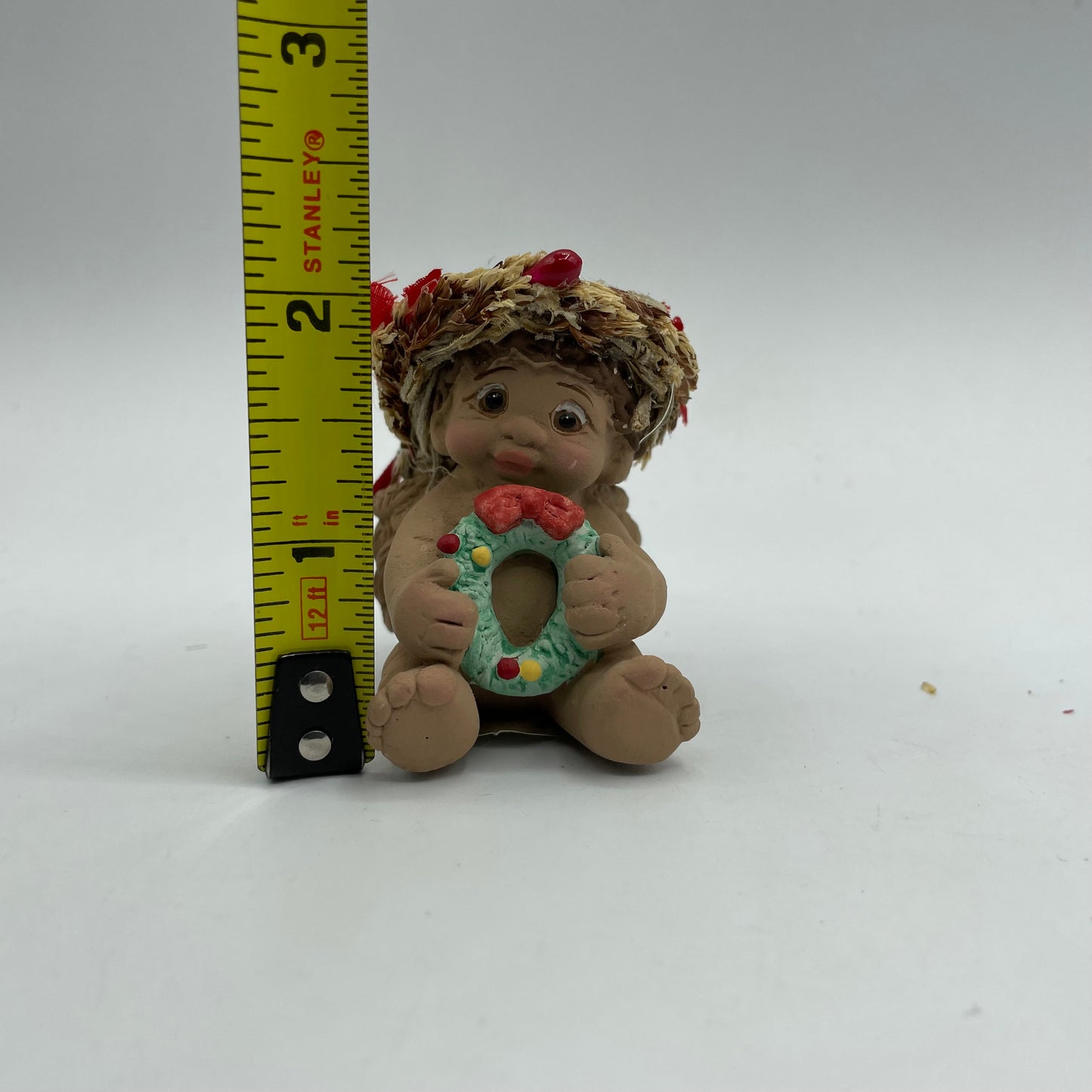 Dreamsicles Cherub "Christmas Trim" DX711 Tiny Tots Figurine Cast Art