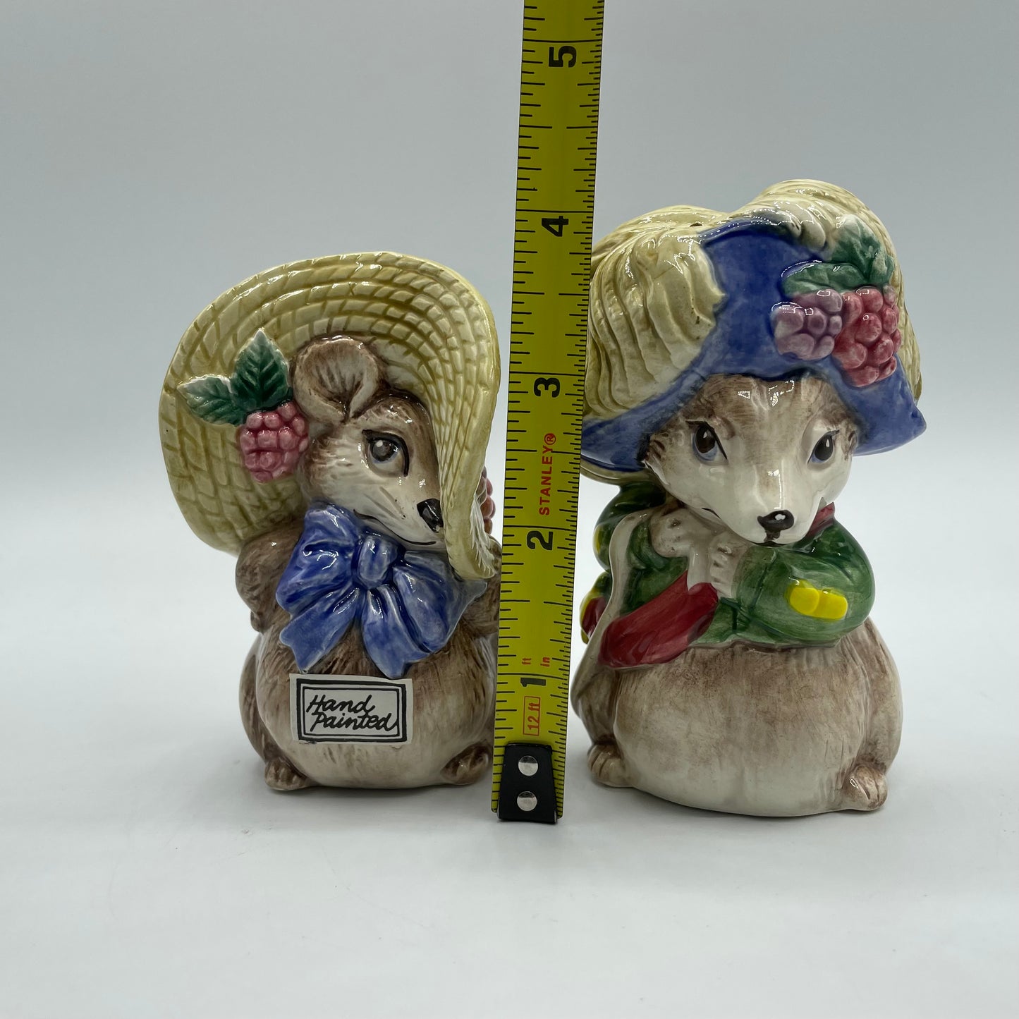 1991 Fitz and Floyd Mice Salt & Pepper Shakers
