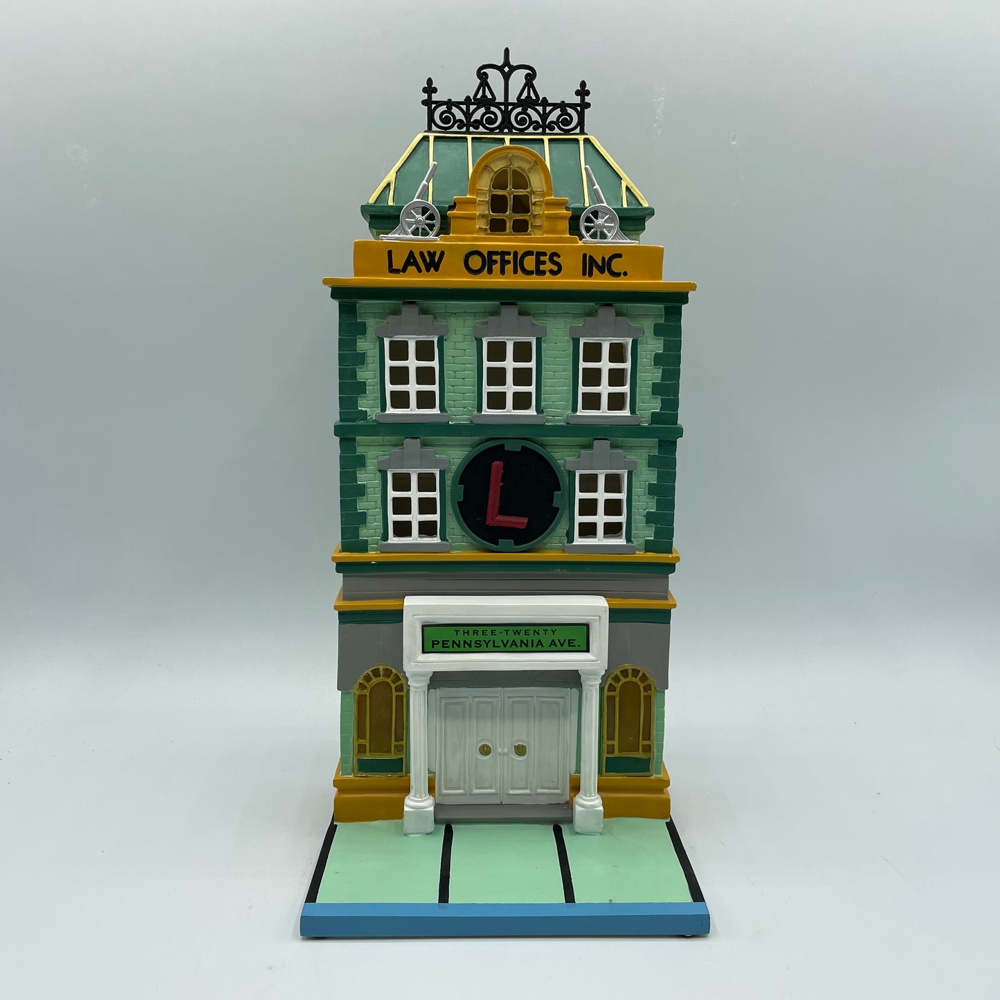 Dept. 56 Monopoly City Lights- 320 Pennsylvania Ave- Law Offices- #56.13606
