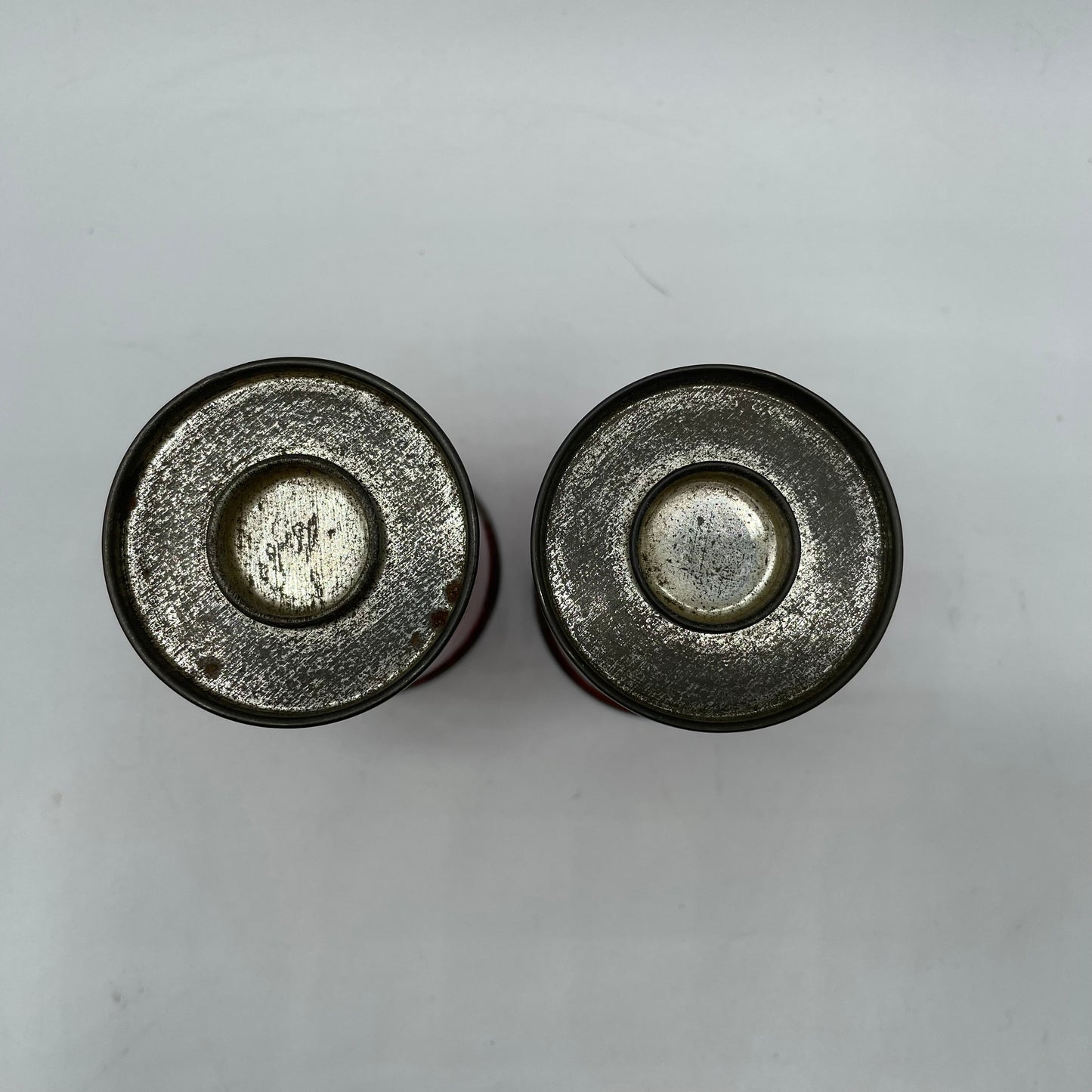 Vintage Coca Cola Salt & Pepper Shakers Set Tin