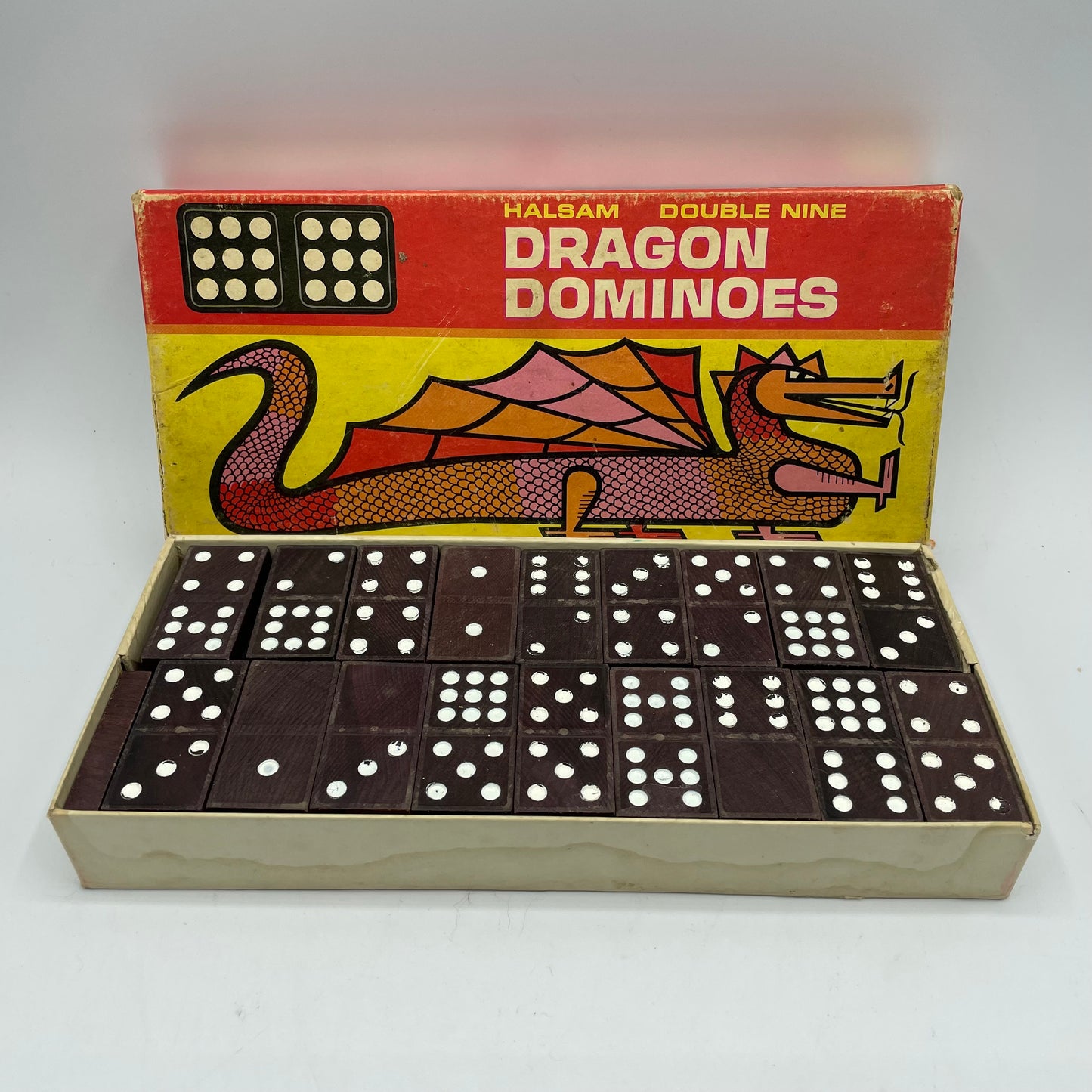 Halsam Double Nine Dragon Dominoes #920