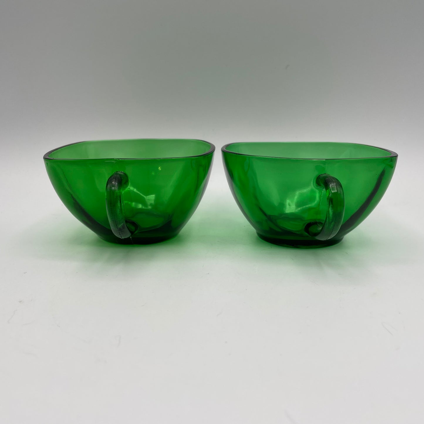 Anchor Hocking Green Charm Cups, Set of 4