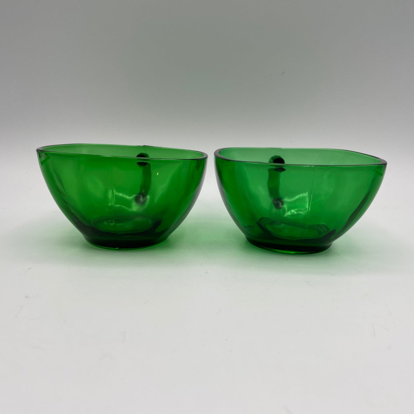 Anchor Hocking Green Charm Cups, Set of 4