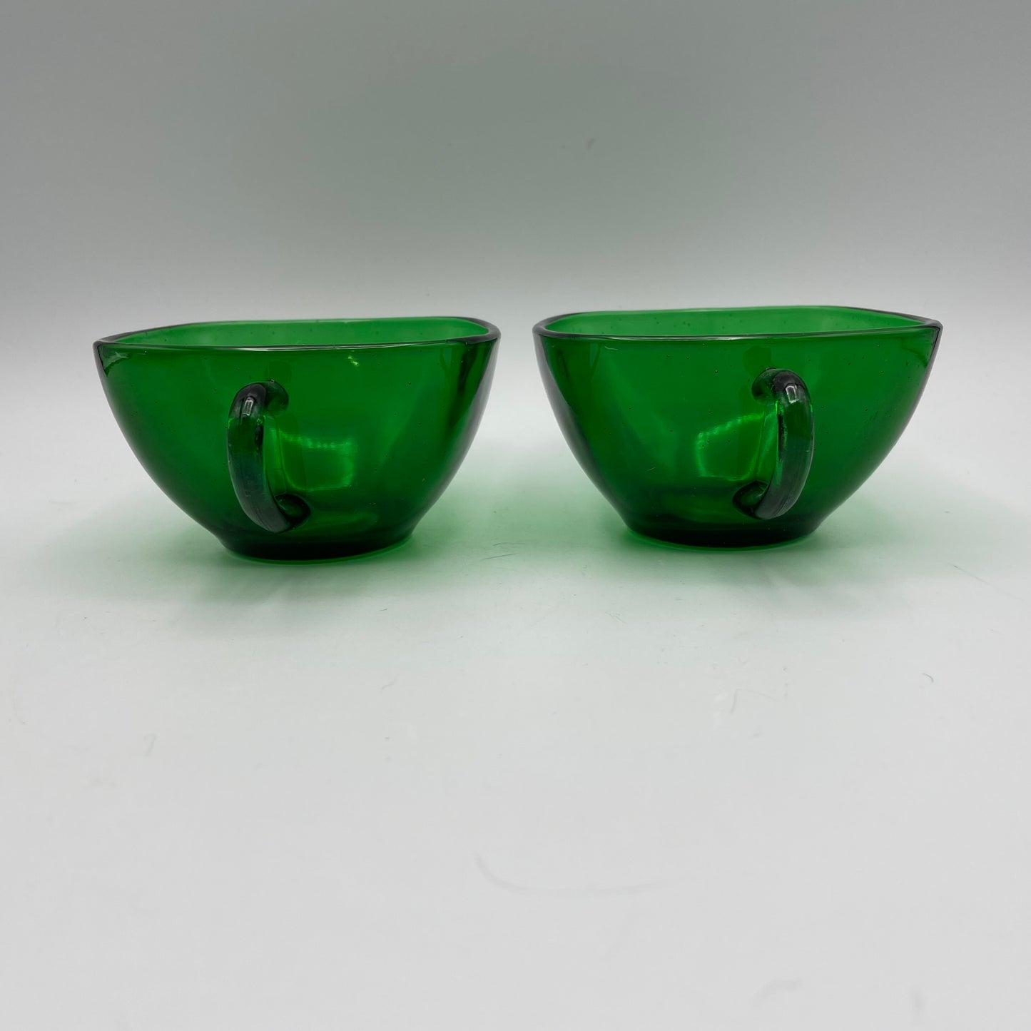 Anchor Hocking Green Charm Cups, Set of 4