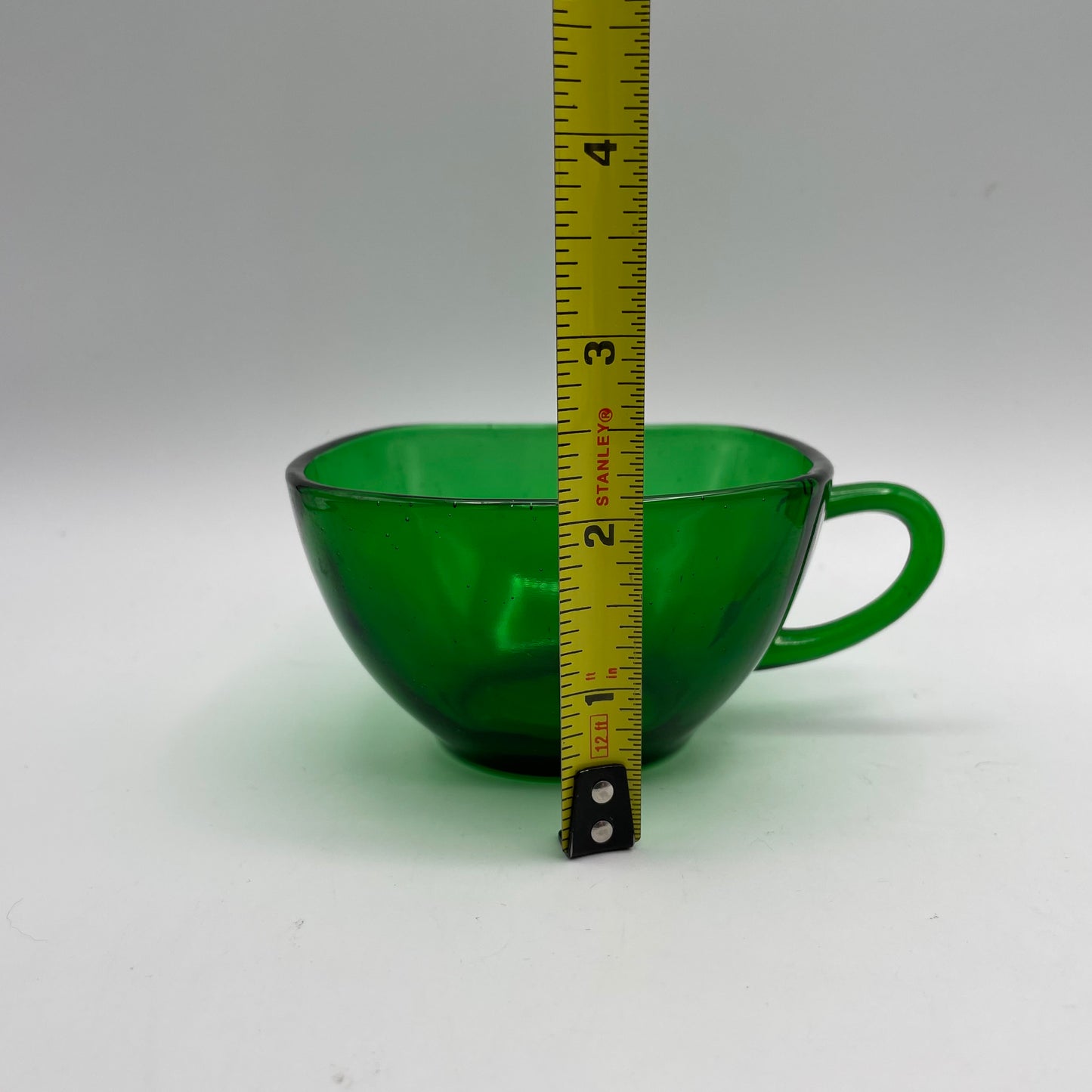 Anchor Hocking Green Charm Cups, Set of 4