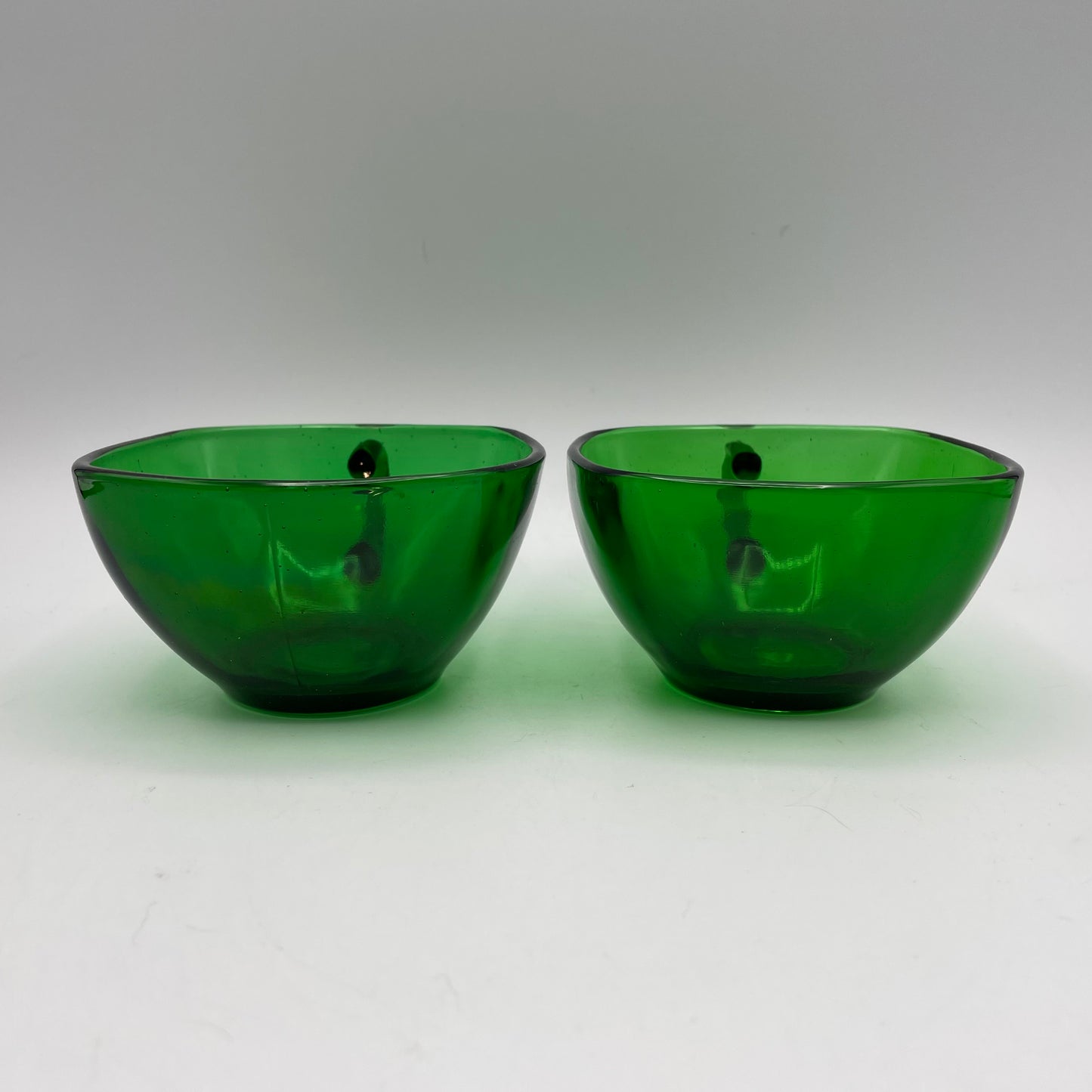 Anchor Hocking Green Charm Cups, Set of 2