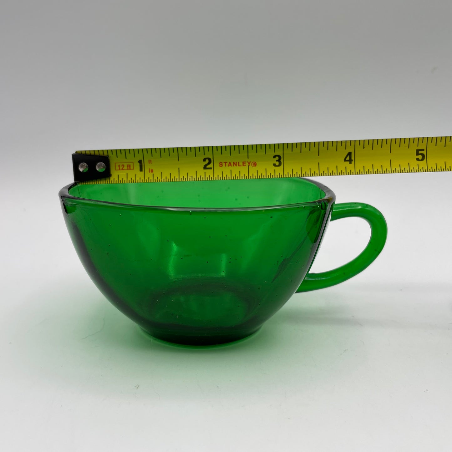 Anchor Hocking Green Charm Cups, Set of 2