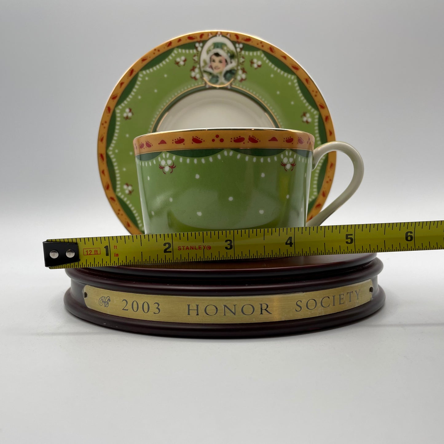 2003 Avon Honor Society Cup & Saucer with Stand