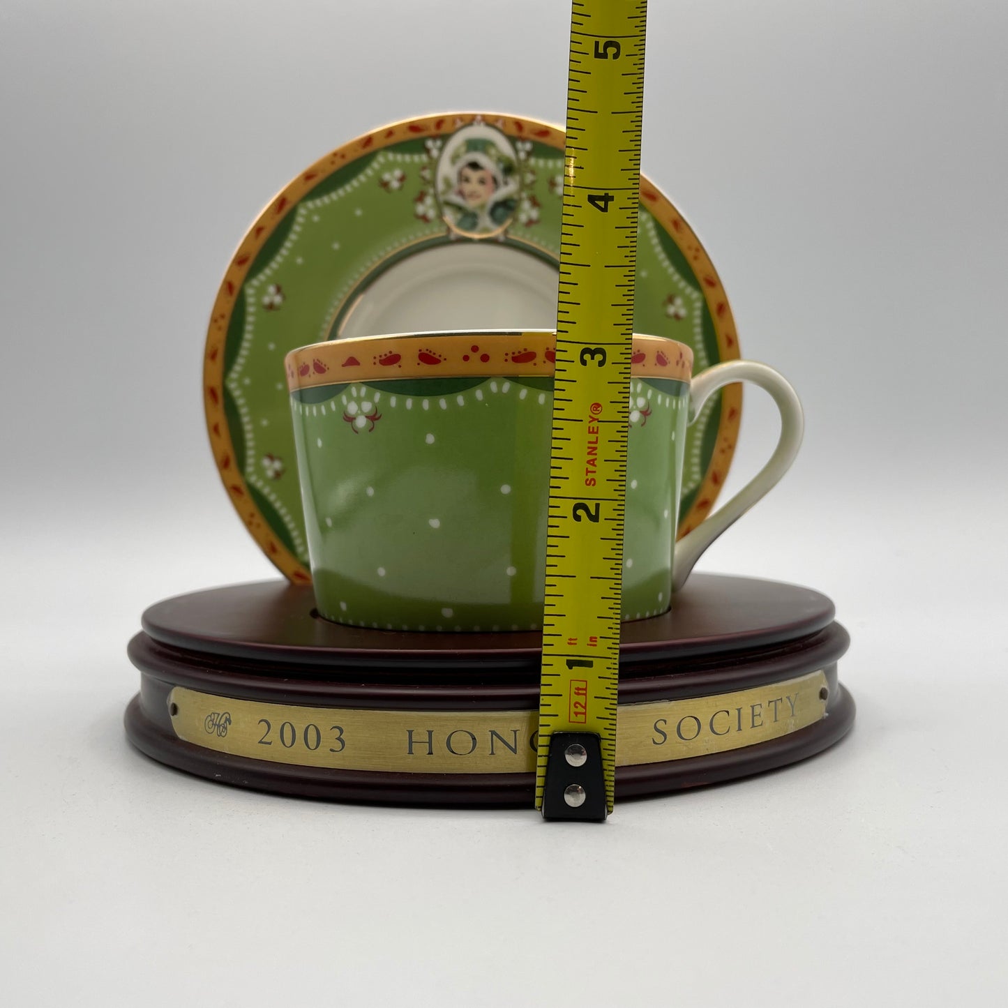 2003 Avon Honor Society Cup & Saucer with Stand