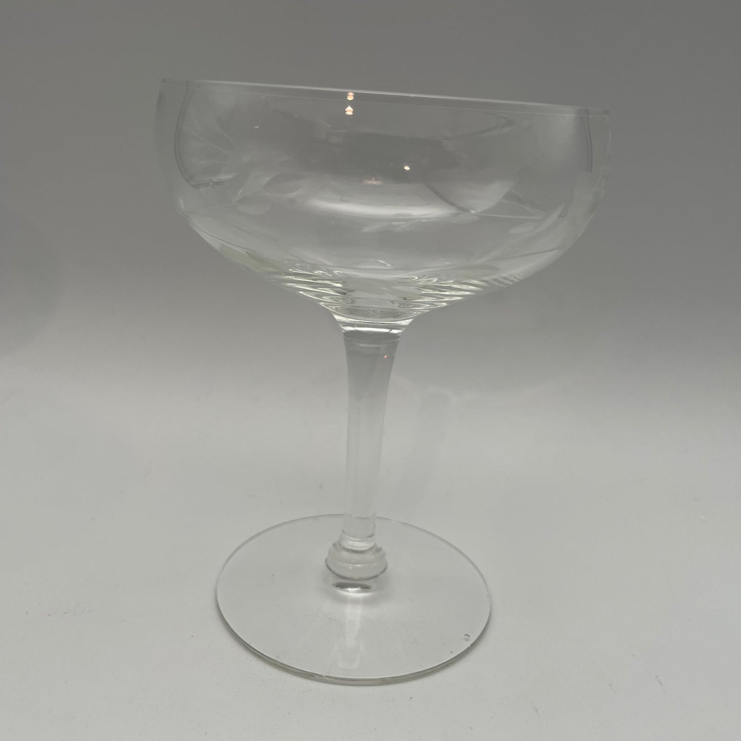 Princess House Champagne/Sherbet Glasses, Heritage Design, Set of 4