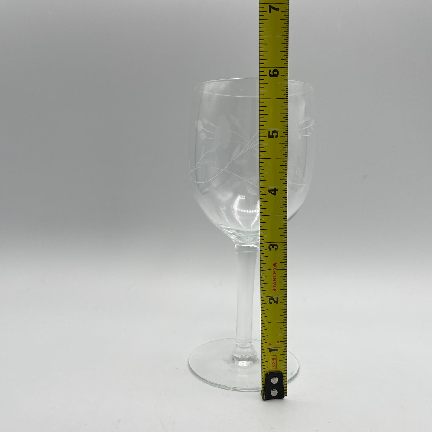 Princess House Wine Glasses, Heritage Design, Set of 4