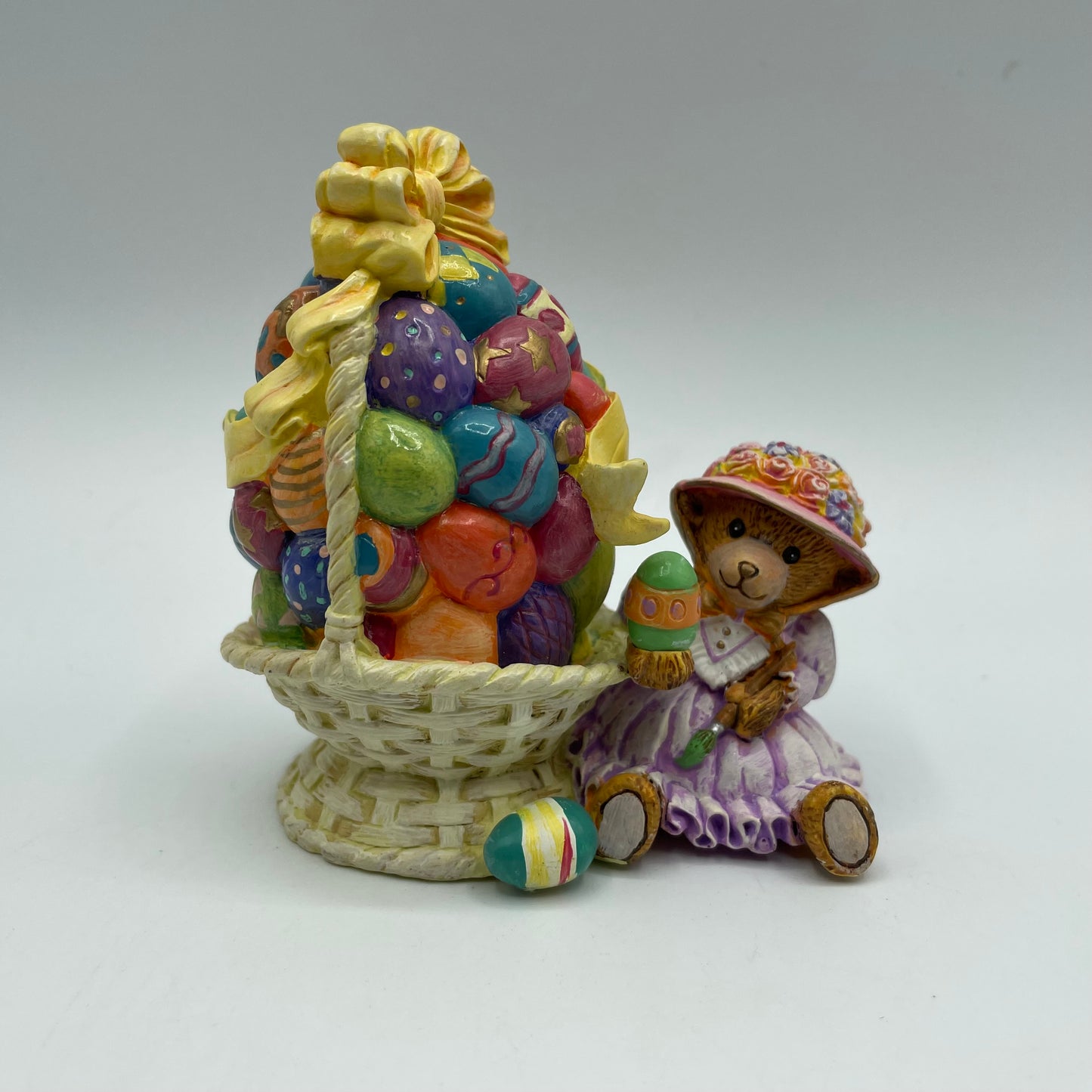 Carol Lawson "Teddy Eggstravaganza" Limited Edition, Hand Painted