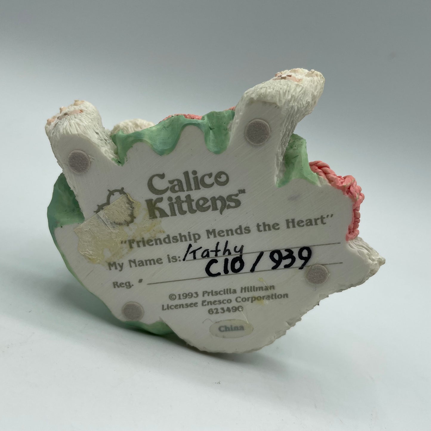 Calico Kittens "Kathy" "Friendship Mends the Heart" # 623490