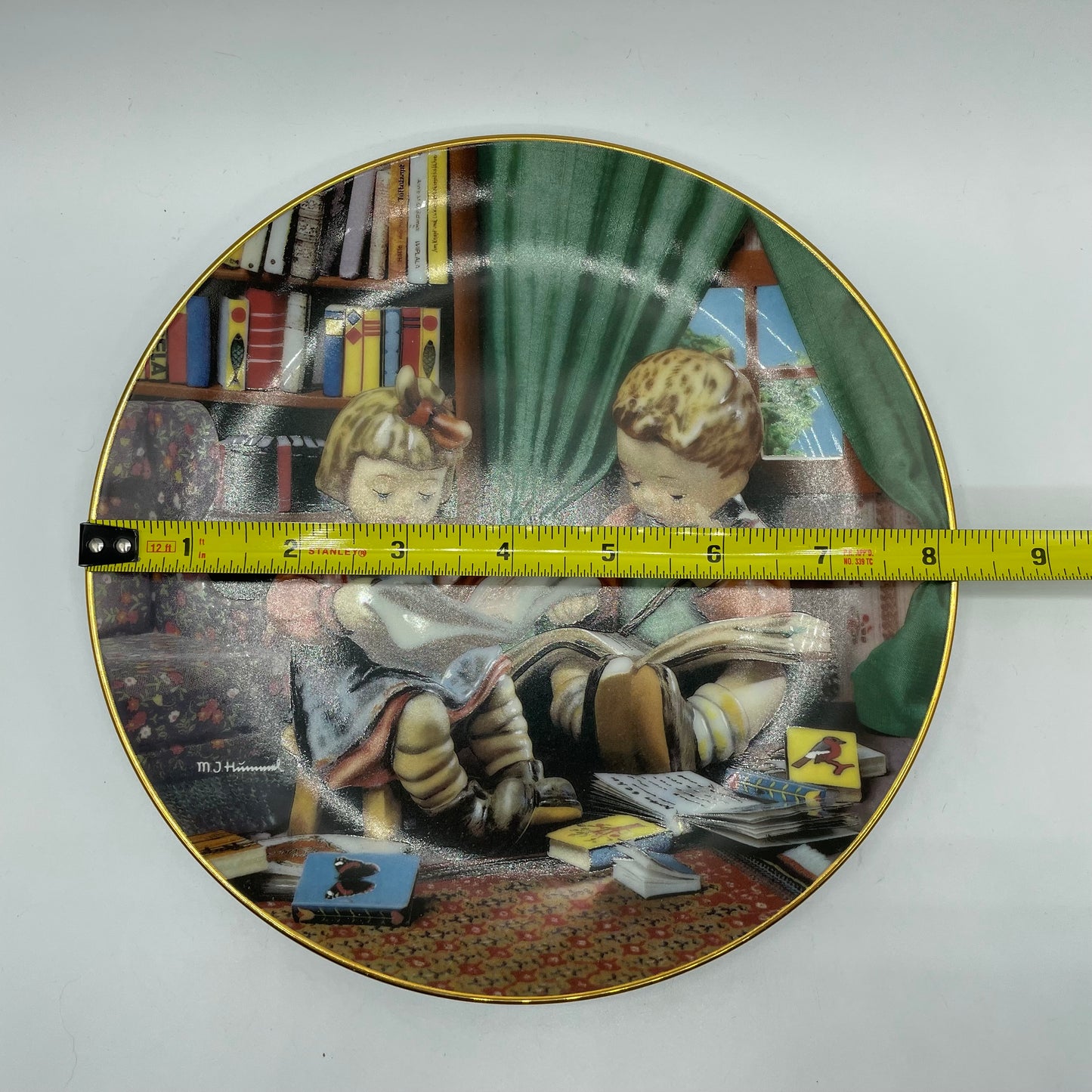 M.J. Hummel "Budding Scholars" Little Companions Plate Collection