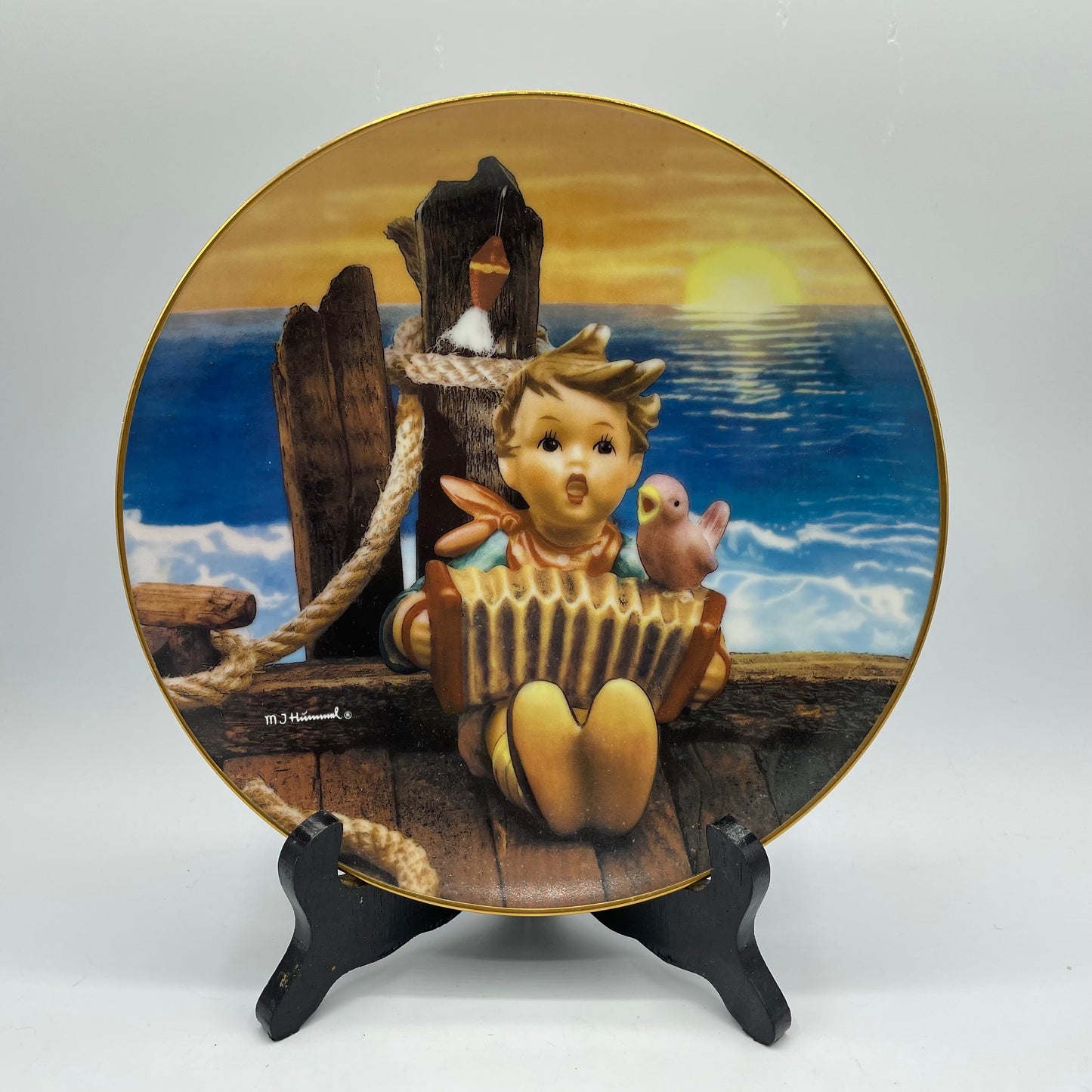 M.J. Hummel "Let's Sing" Gentle Friends Plate Collection