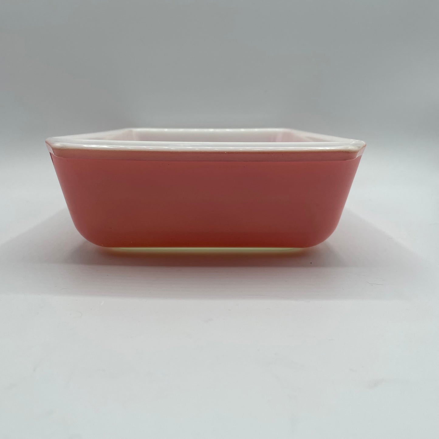 Pyrex Pink Scroll 575 2 QT Casserole Rectangle Glass Baking Dish 1958-59
