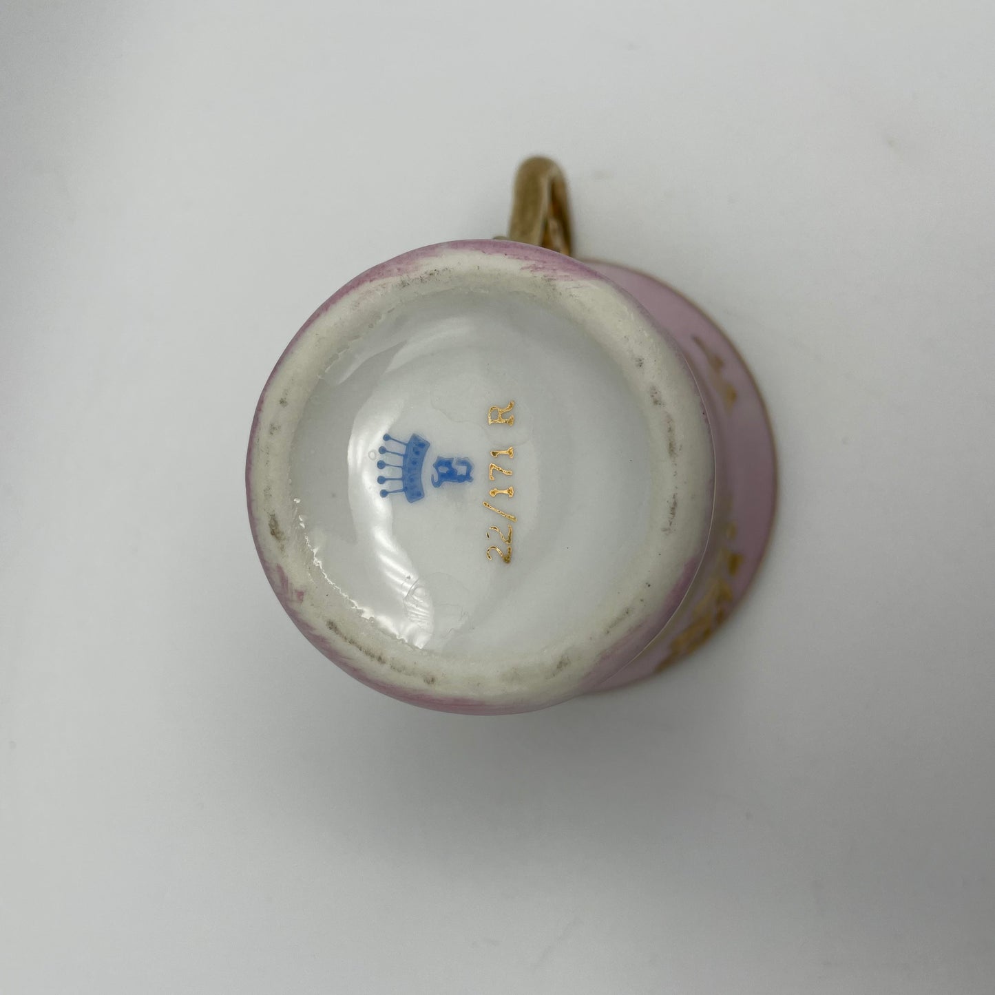 Vintage Floral Print Demitasse Cup - Nostalgia 2 Now