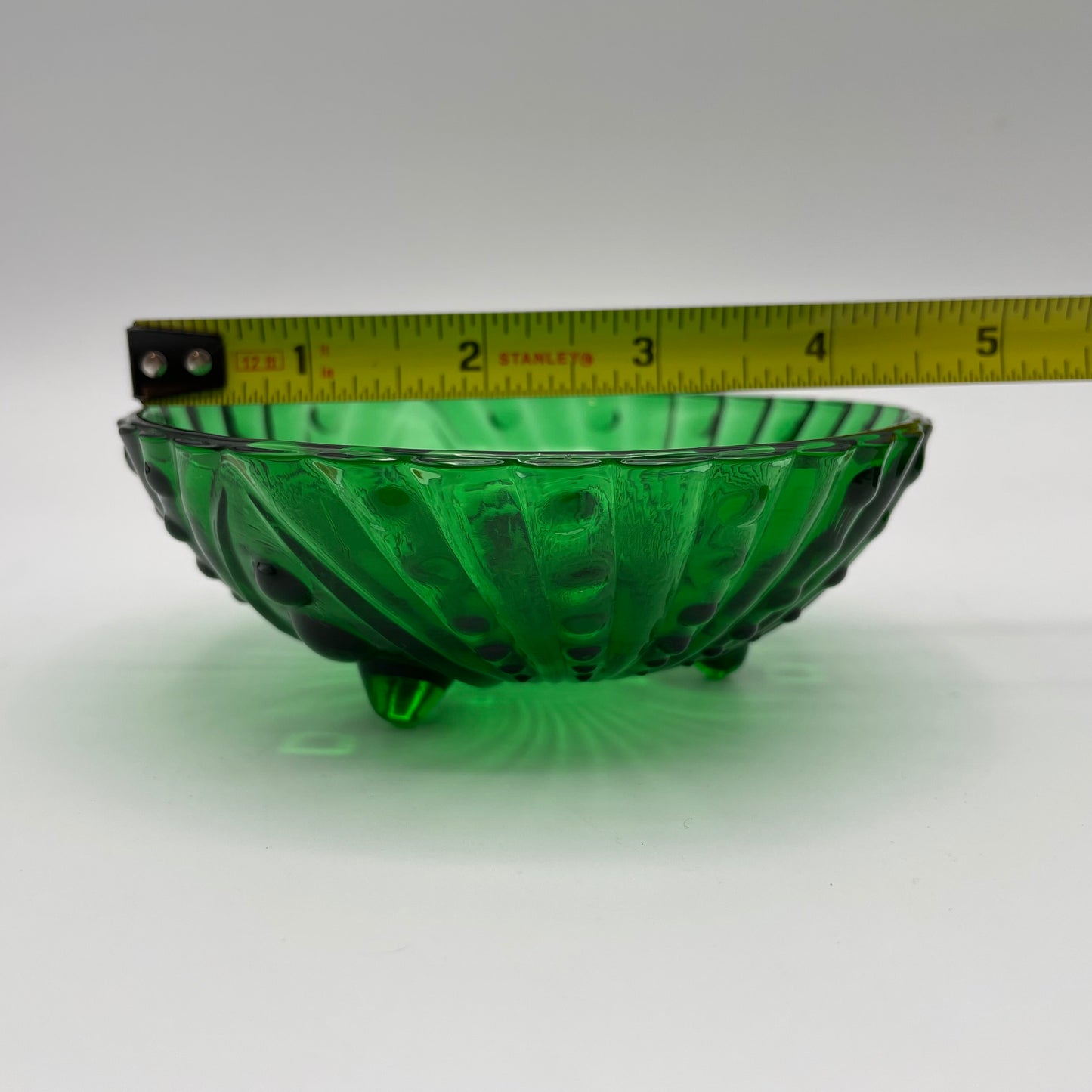 Vintage Anchor Hocking Berry Bowls, Burple Forest Green