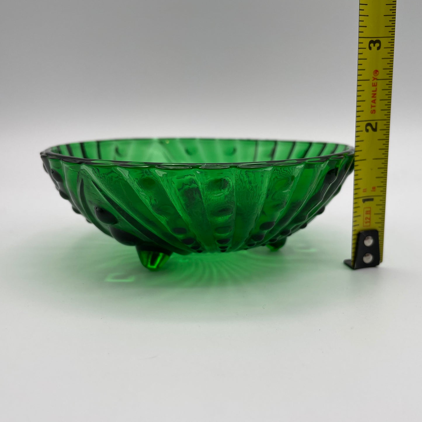 Vintage Anchor Hocking Berry Bowls, Burple Forest Green