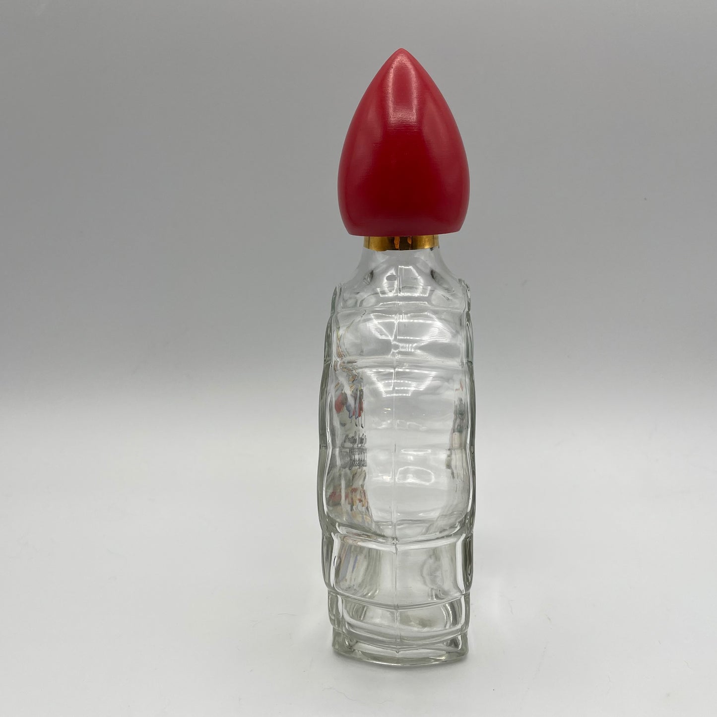 Vintage Liquor Bottle and Shot glasses, "Grub aus Gussing"
