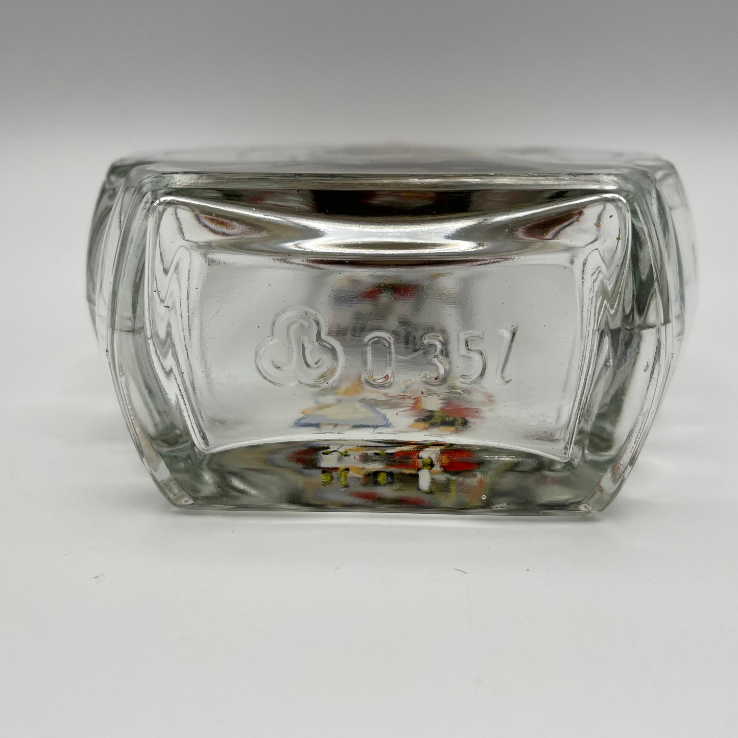 Vintage Liquor Bottle and Shot glasses, "Grub aus Gussing"