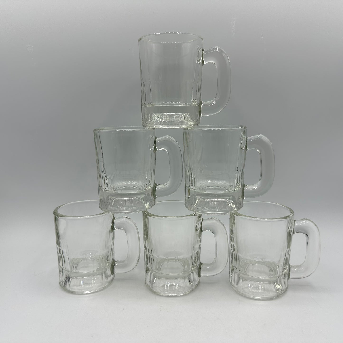 Heavy Mini Beer Mugs, Set of 6