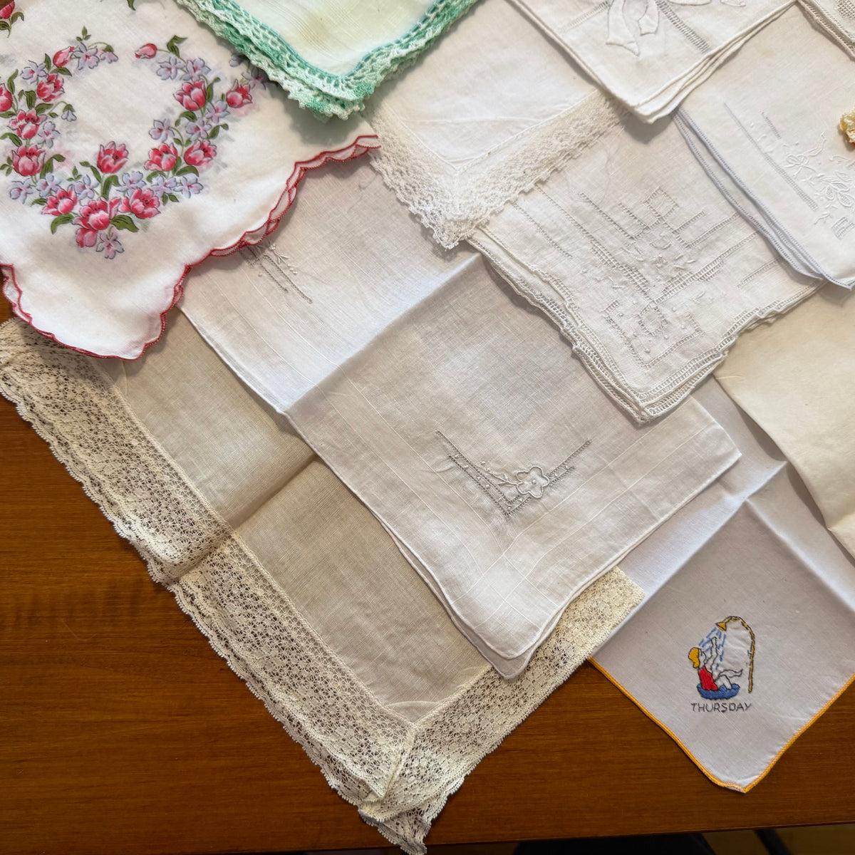 Mixed Lot of 13 Hankies
