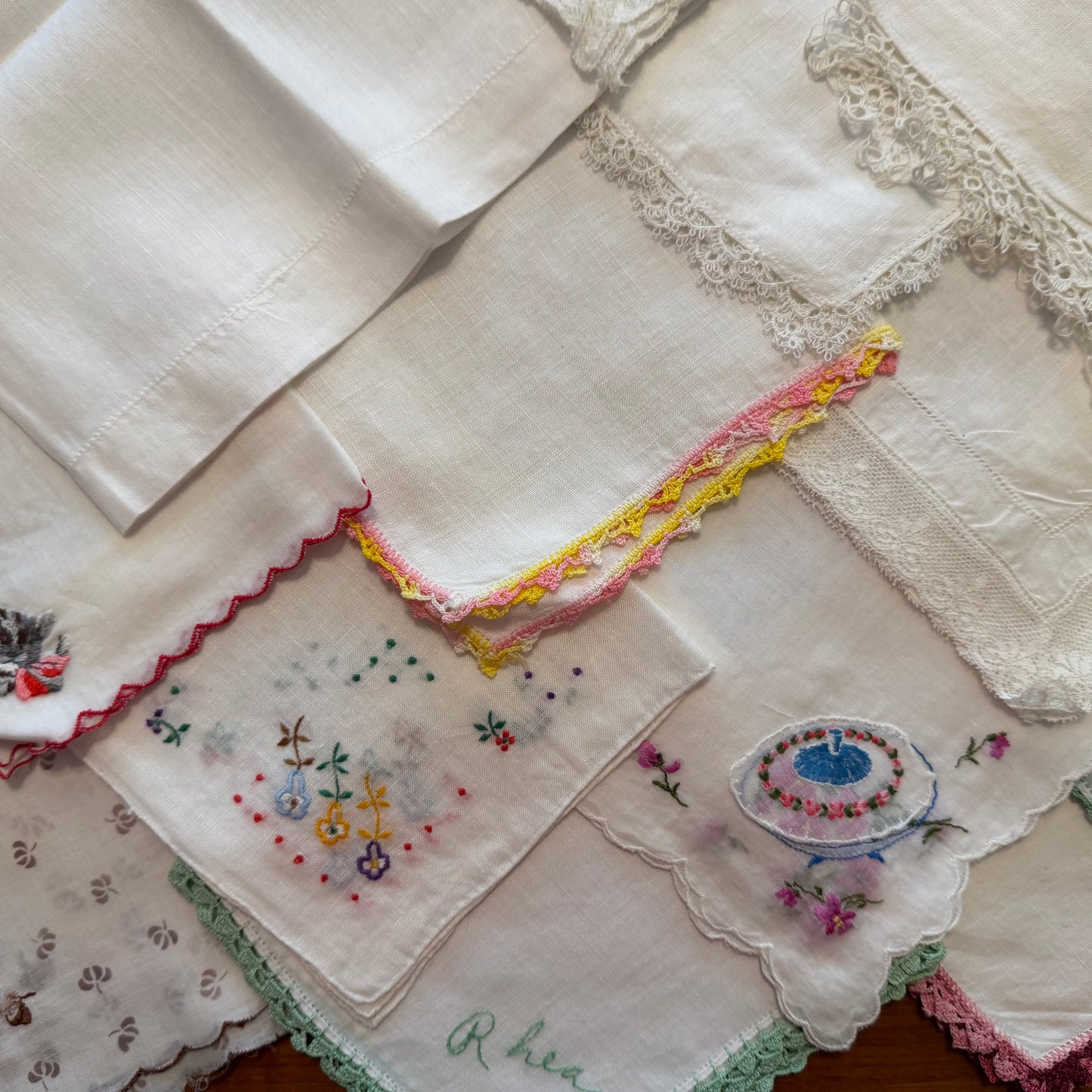 Mixed Lot of 13 Hankies