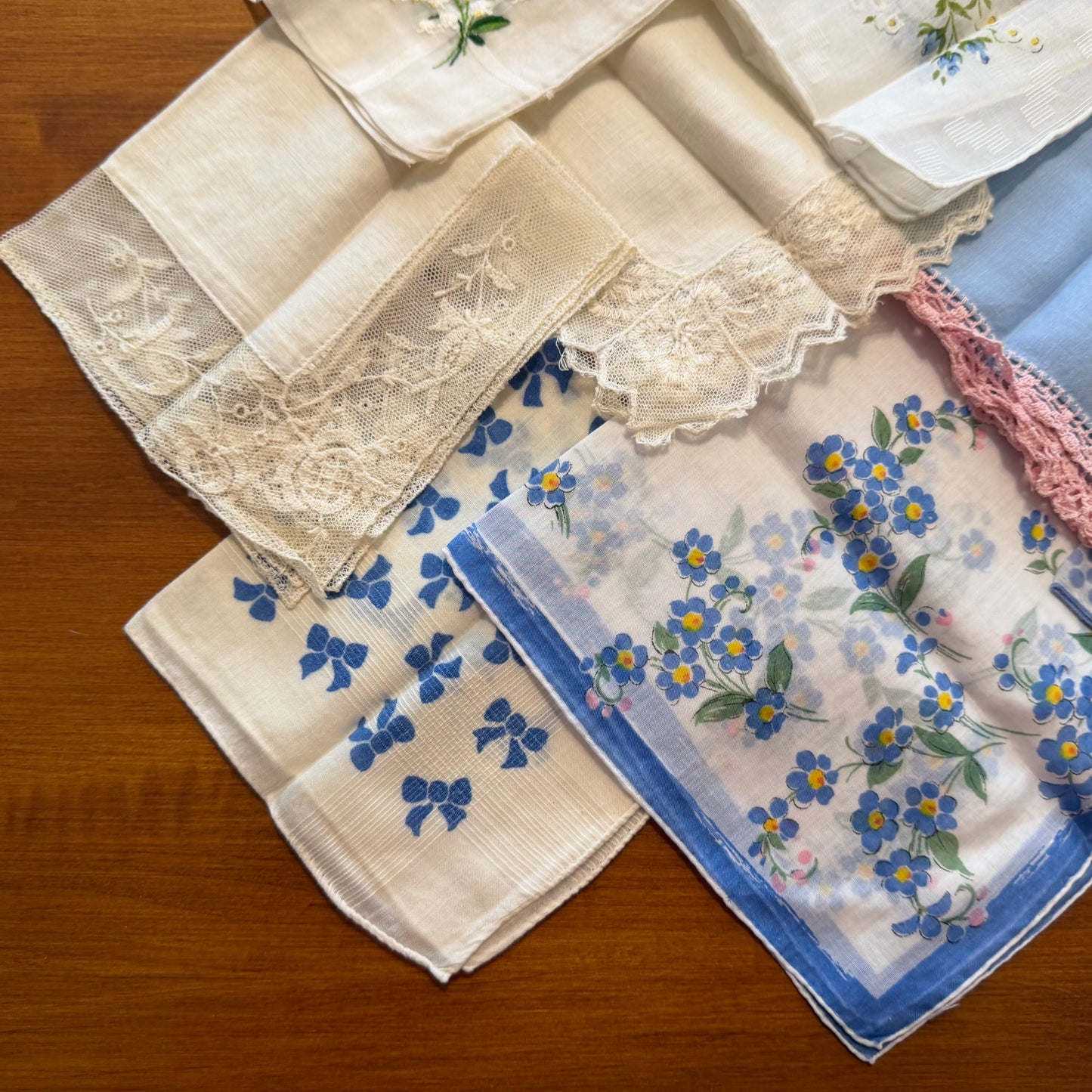 Mixed Lot of 9 Hankies