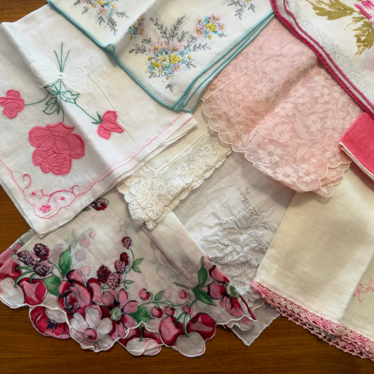 Mixed Lot of 10 Hankies