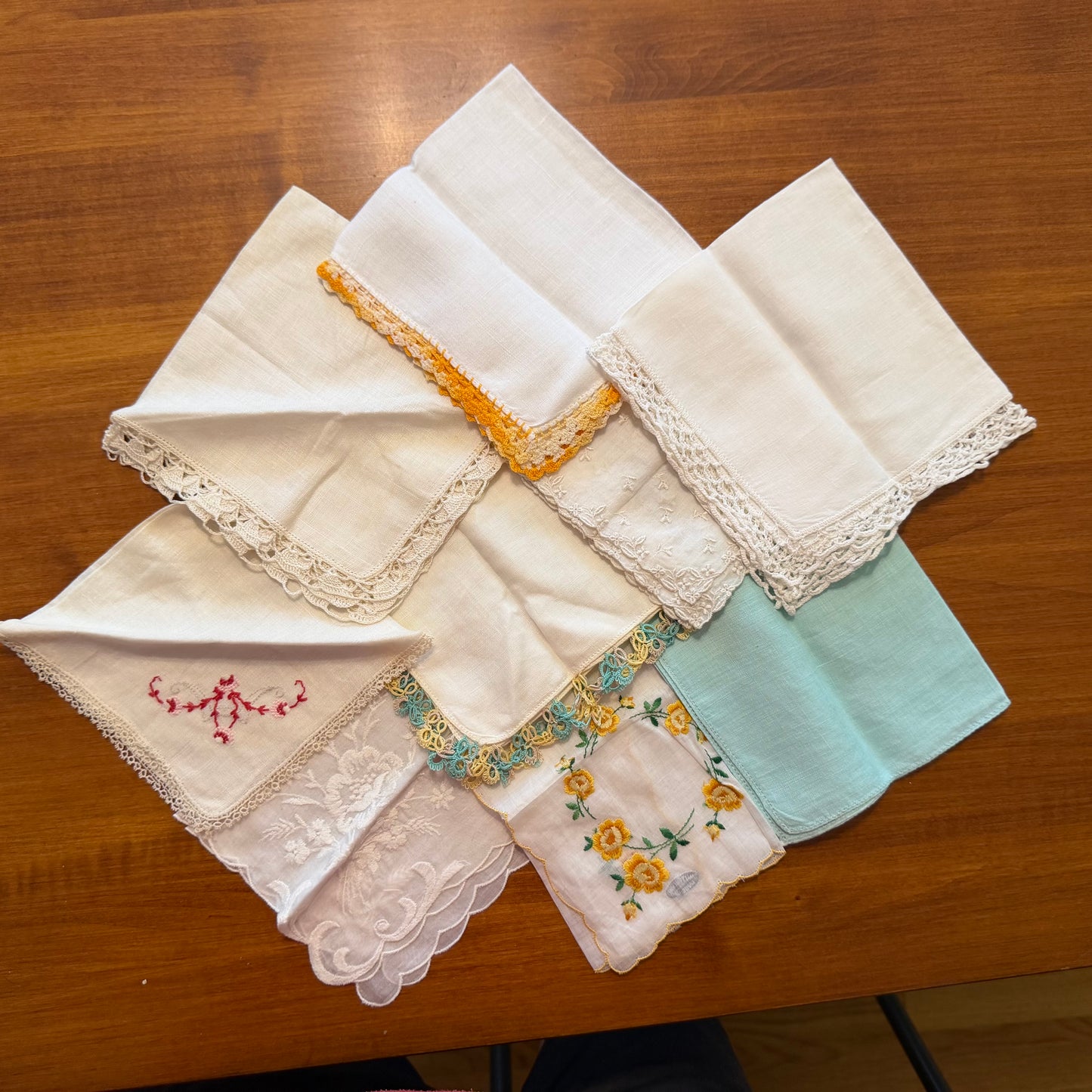 Mixed Lot of 9 Hankies