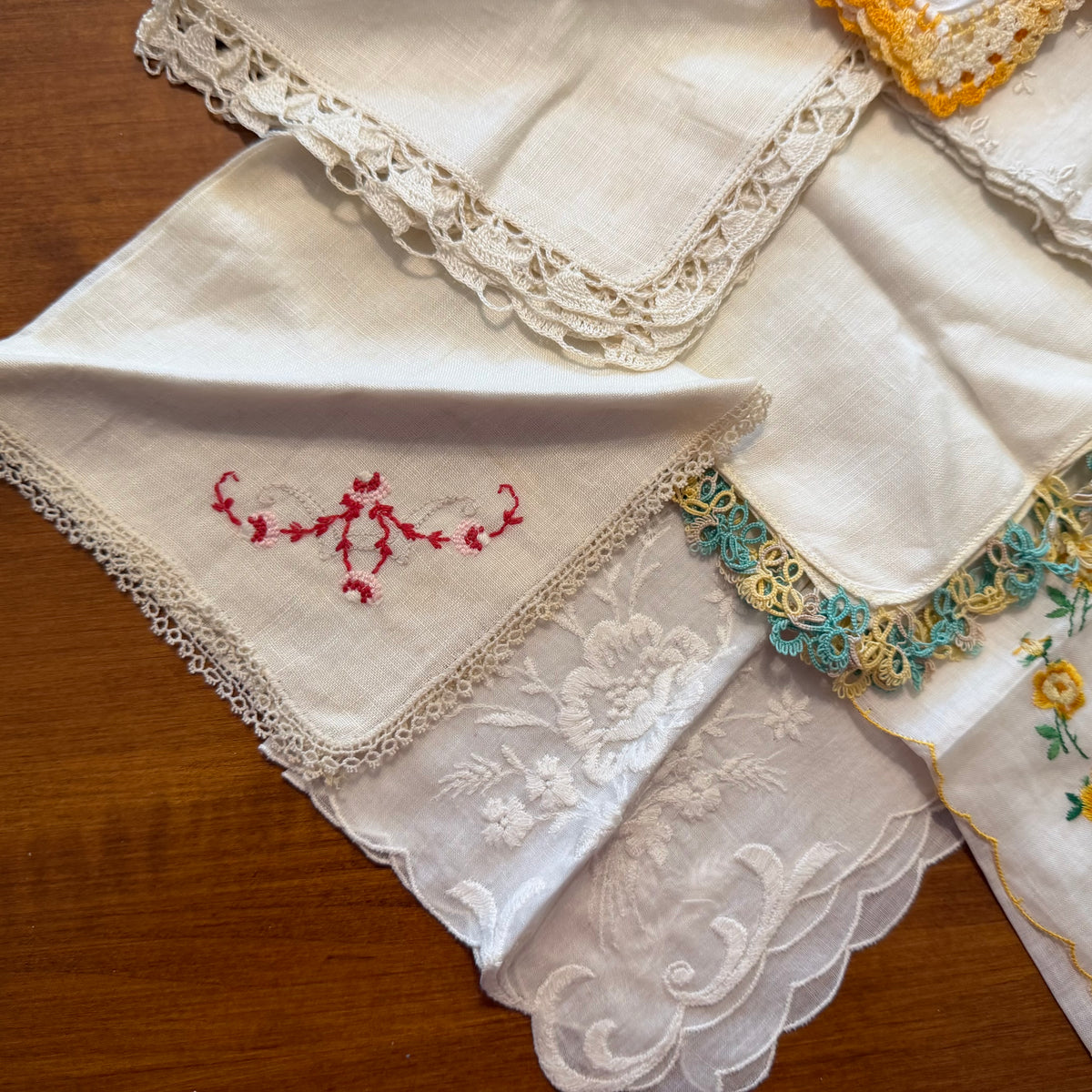 Mixed Lot of 9 Hankies