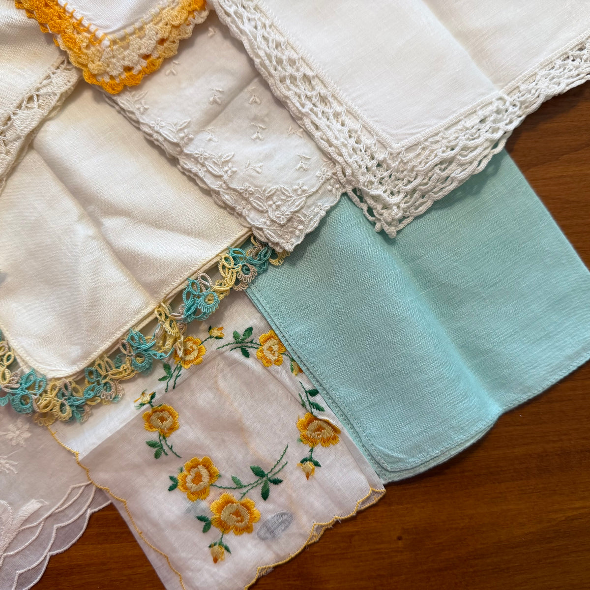 Mixed Lot of 9 Hankies