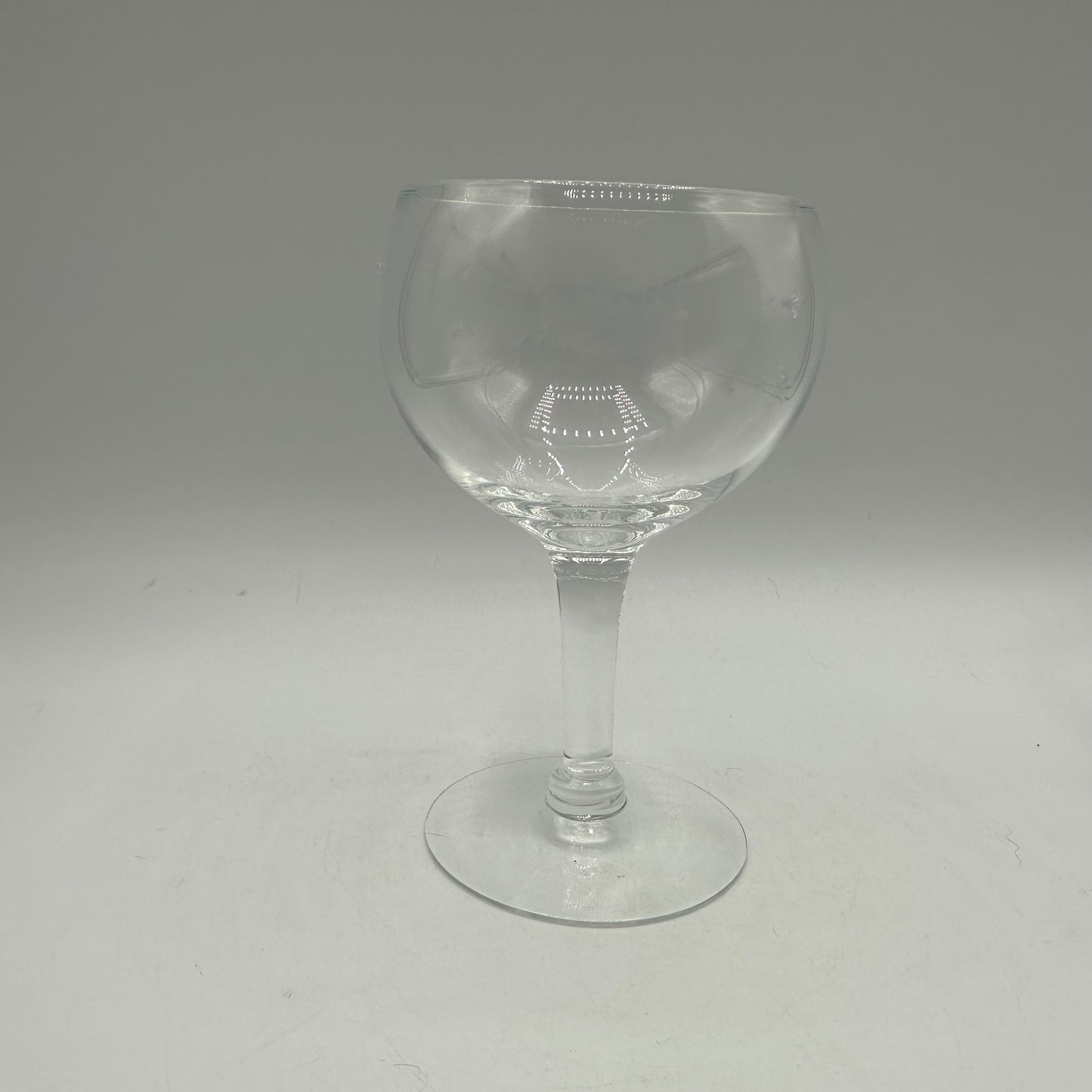 Wine Glasses, Clear Flat Bowl, Set of 6