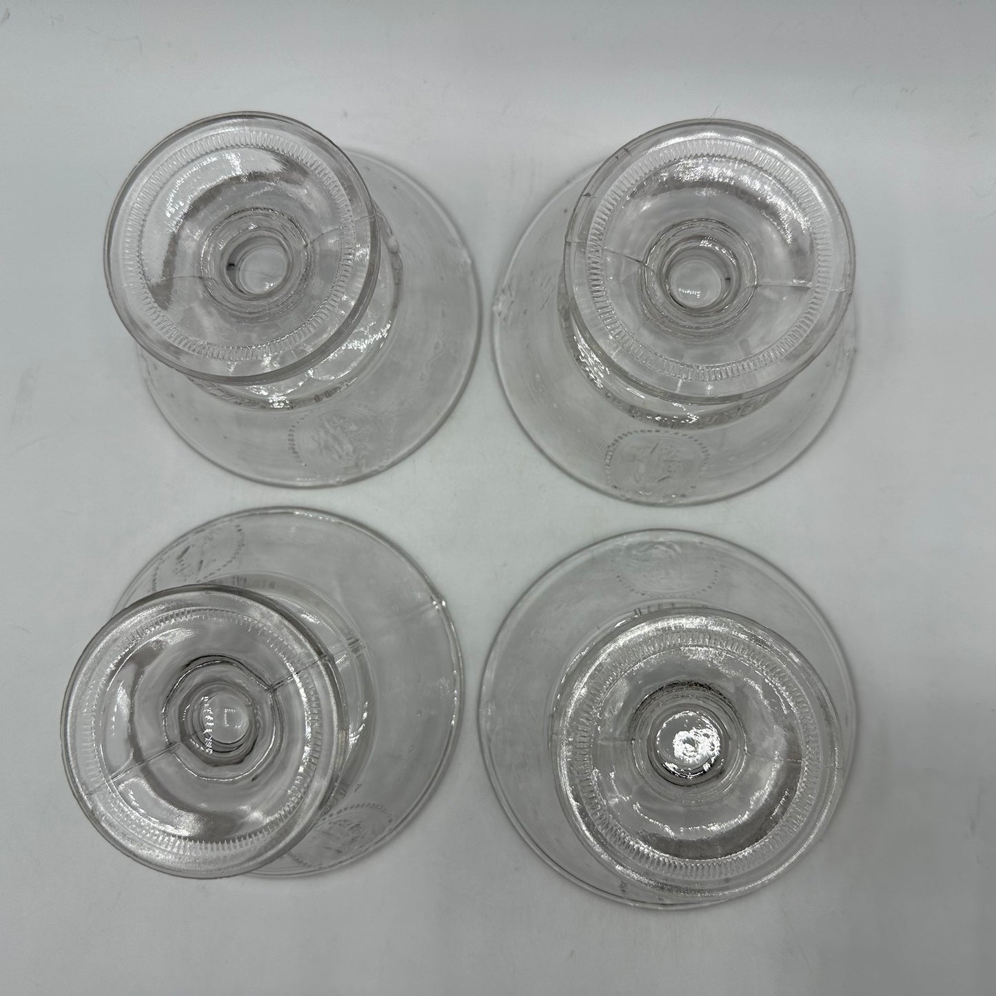 Richards & Hartley Glass Company Cupid & Venus Open Honey Dish, Set of 4