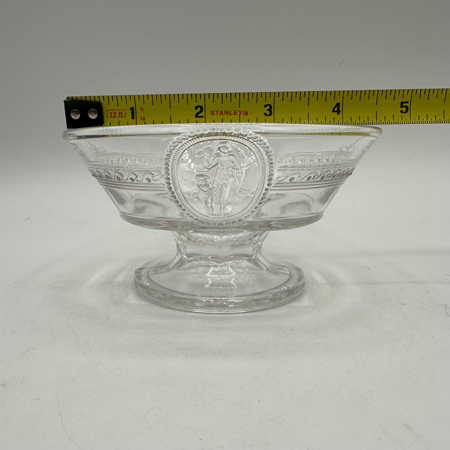 Richards & Hartley Glass Company Cupid & Venus Sauce Dish, Set of 2