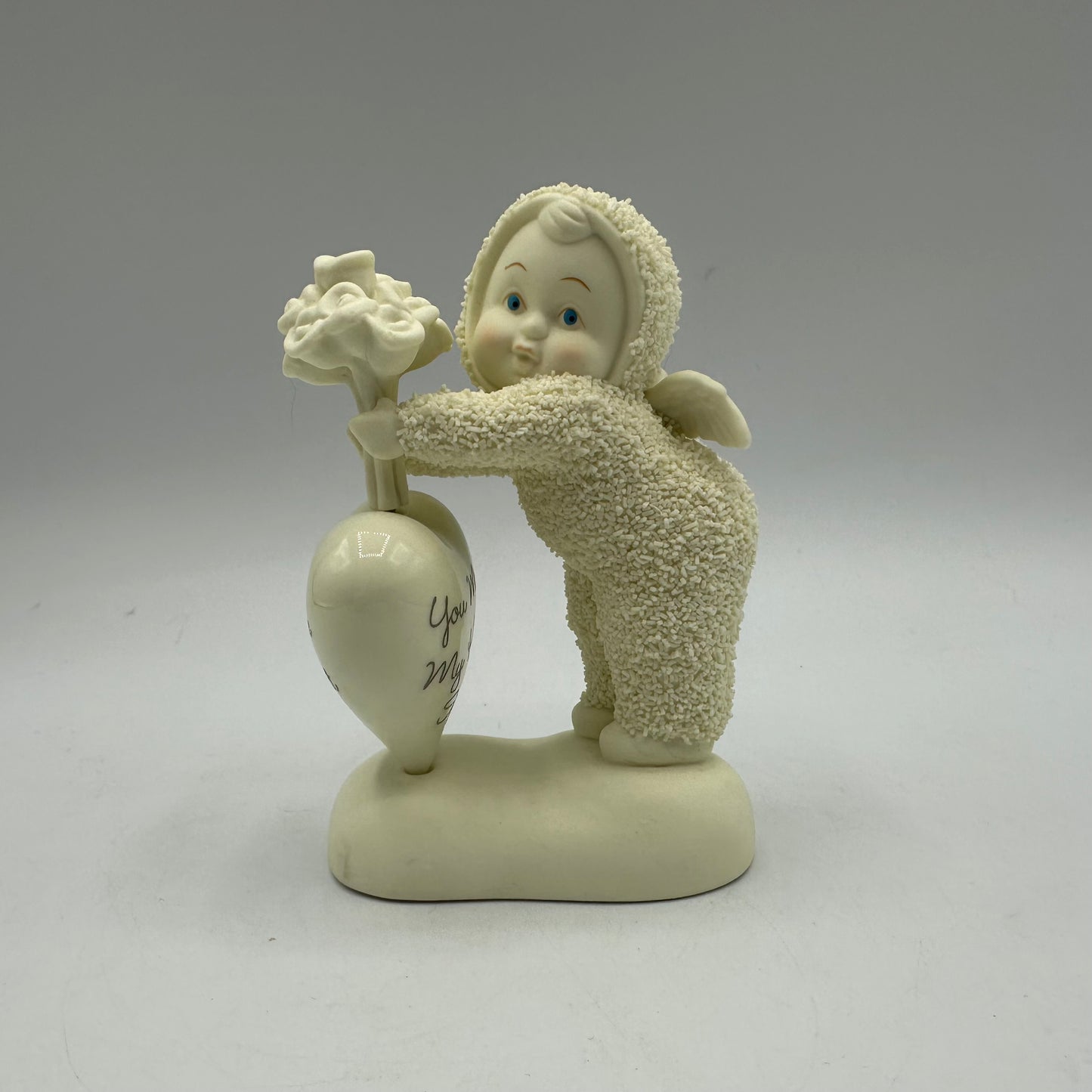 Snowbabies You Make My Heart Spin Porcelain Figurine