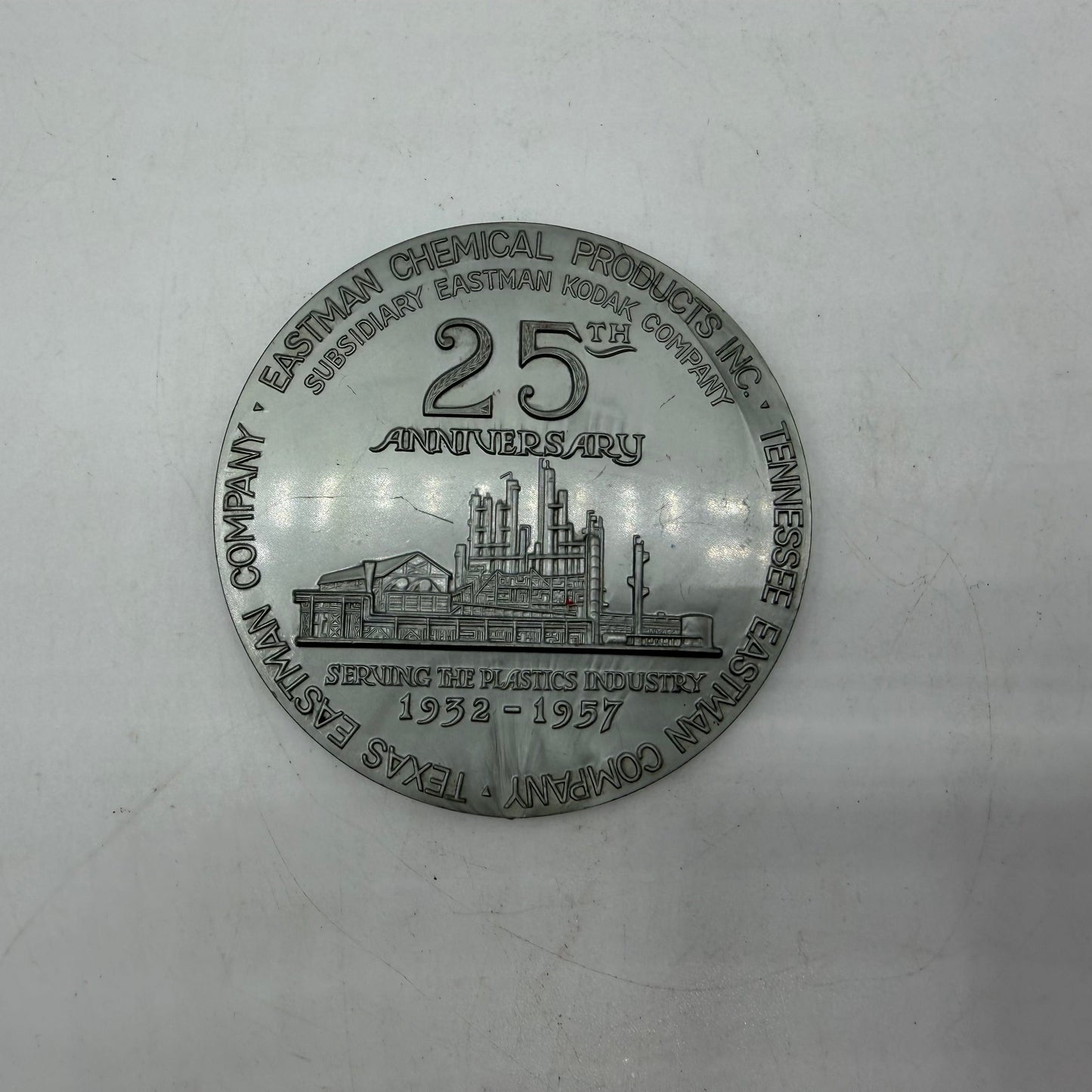 1957 Eastman Chemical Plastics Company Commemorative Coin