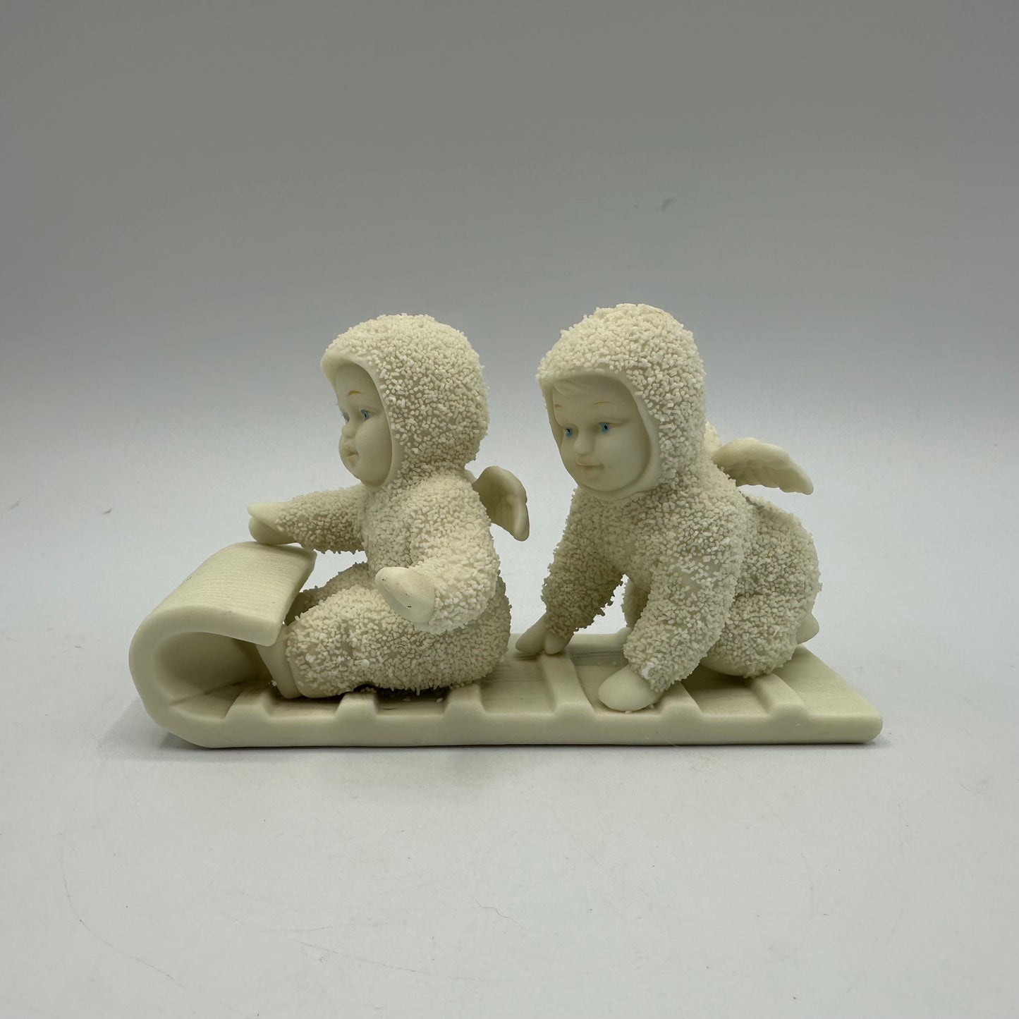 Snowbabies Down The Hill We Go Porcelain Figurine