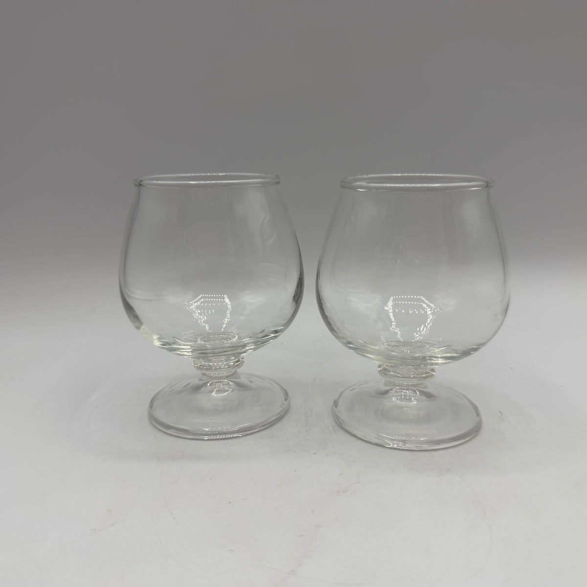 Clear Brandy Snifters, Set of 2